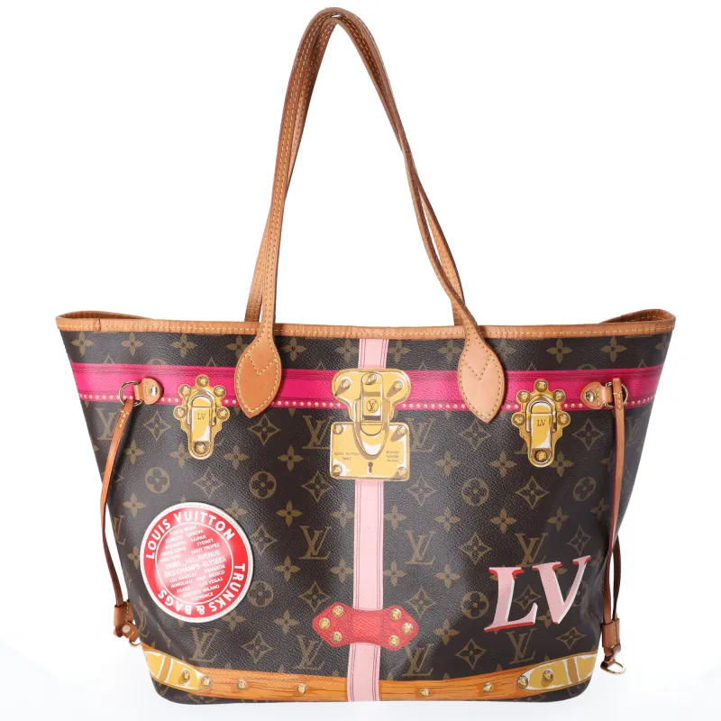 Louis Vuitton Neverfull MM Summer Trunk Monogram Tote Bag M41390 sold by Gaby's Bags