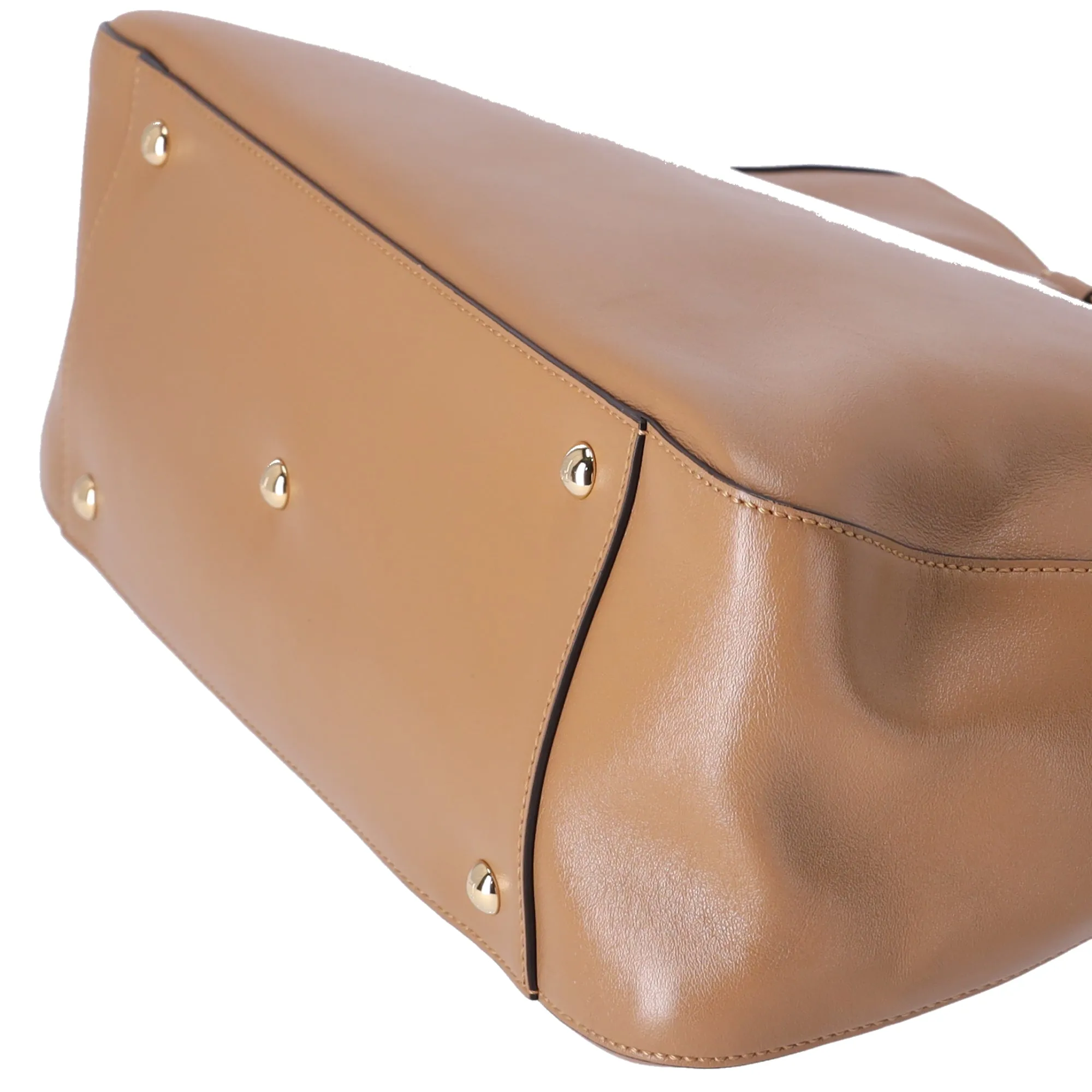 FENDI FF Tote Tote Bag 8BH368 Brown Leather sold by Gaby's Bags product image thumbnail 4