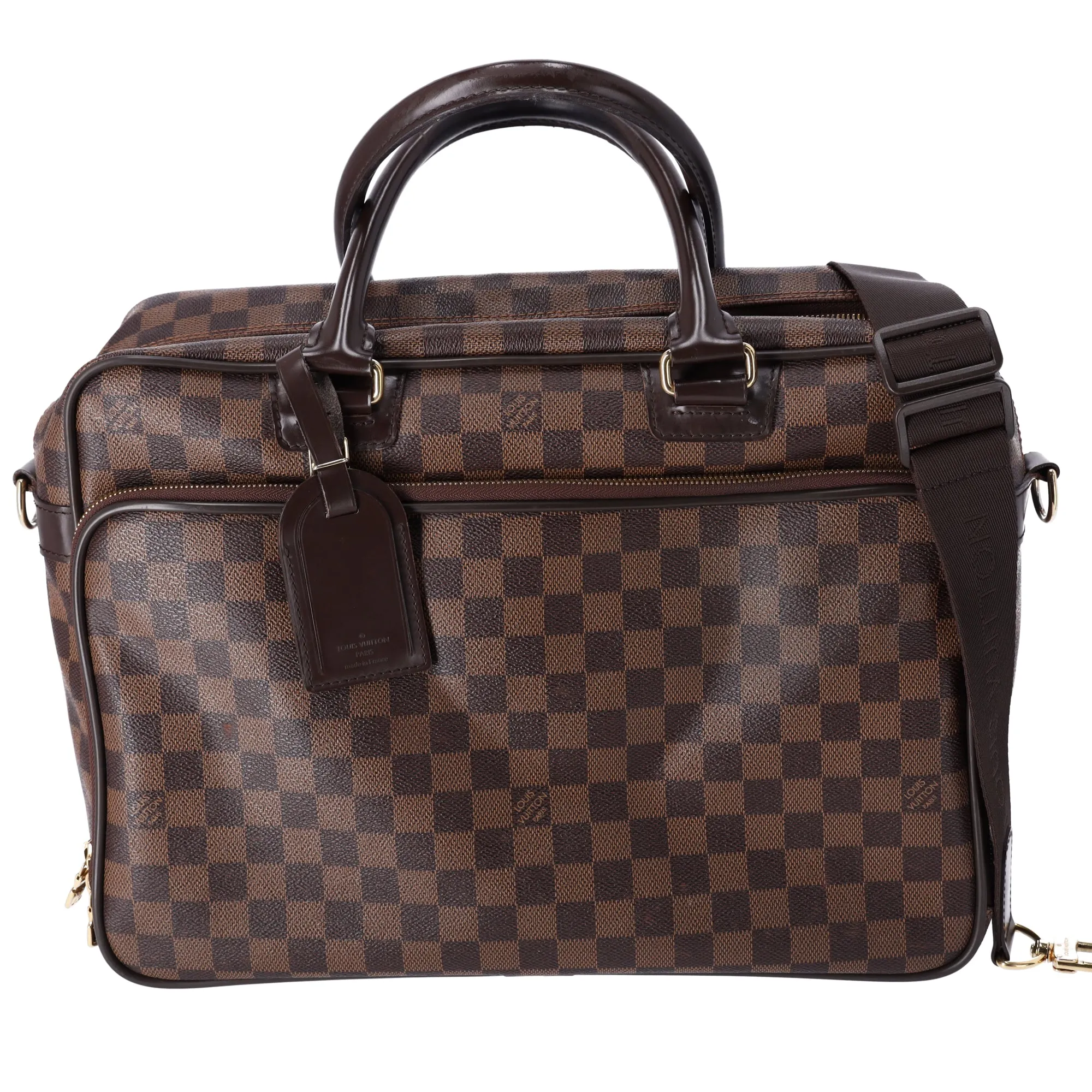Louis Vuitton Icare Briefcase Handbag N23252 Ebene Damier Canvas sold by Gaby's Bags