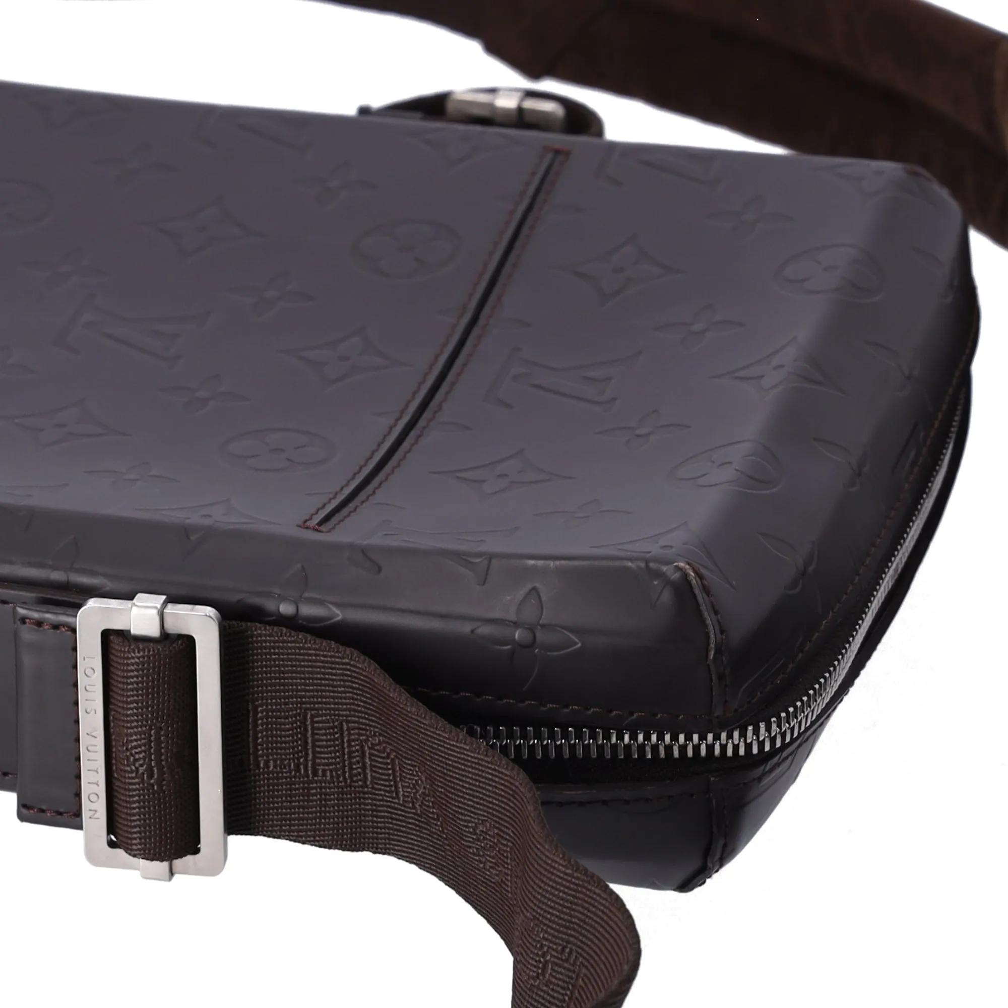 Louis Vuitton Bobby Messenger LV Monogram Embossed Glace Cafe M46520 sold by Gaby's Bags product image thumbnail 5