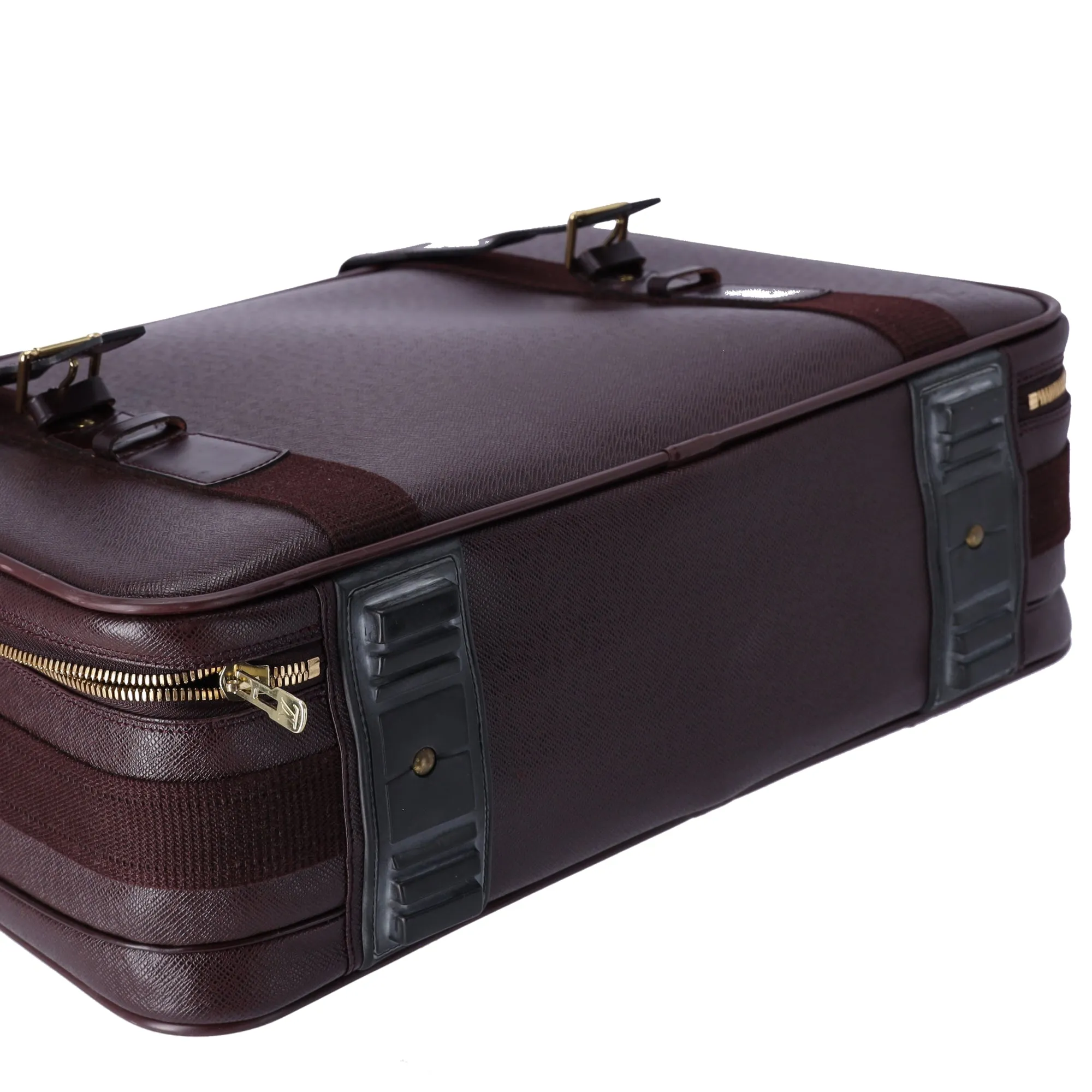 Louis Vuitton Satellite Taiga Boston Travel Bag M30096 Acajou Calf sold by Gaby's Bags product image thumbnail 4