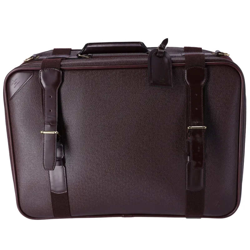 Louis Vuitton Satellite Taiga Boston Travel Bag M30096 Acajou Calf sold by Gaby's Bags