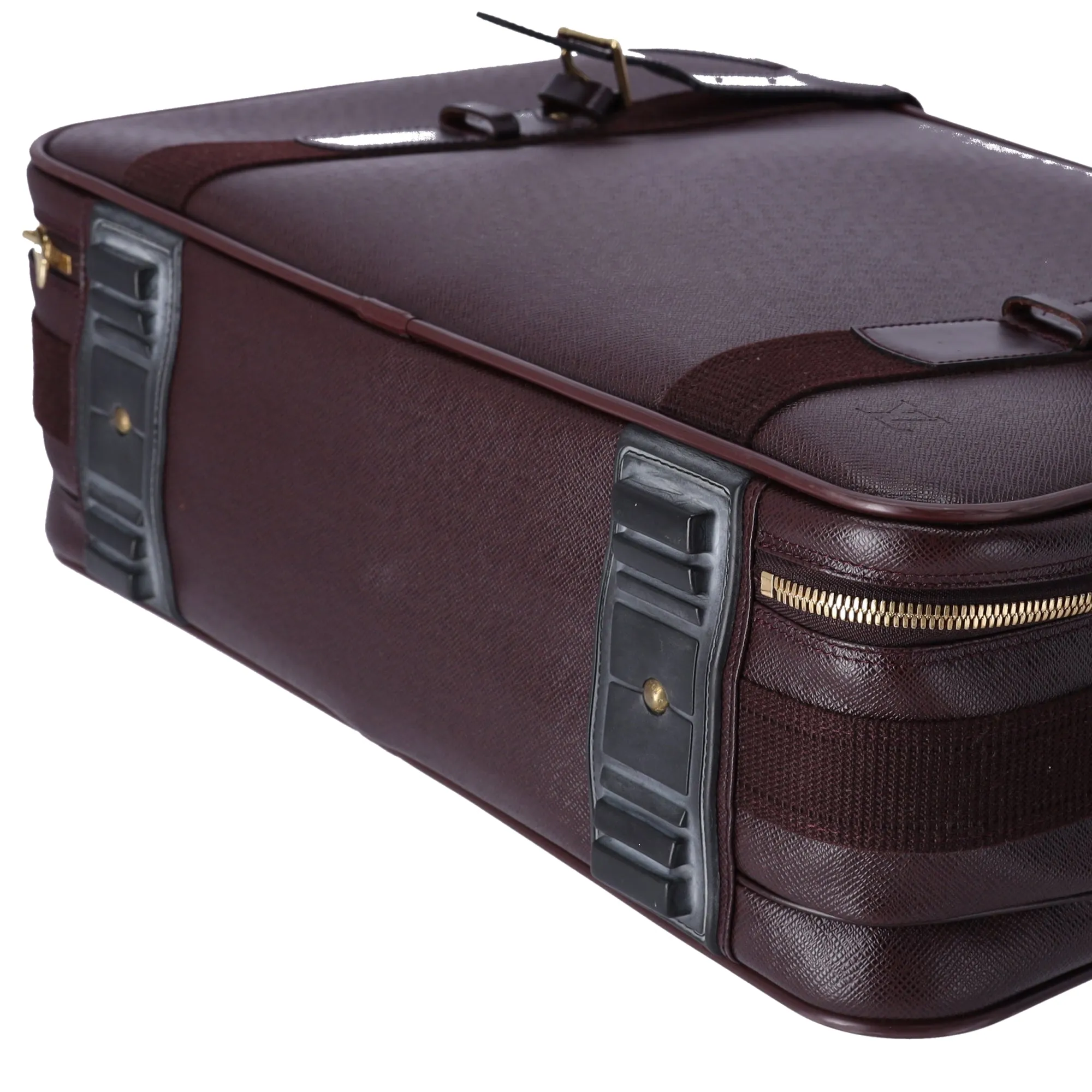 Louis Vuitton Satellite Taiga Boston Travel Bag M30096 Acajou Calf sold by Gaby's Bags product image thumbnail 5