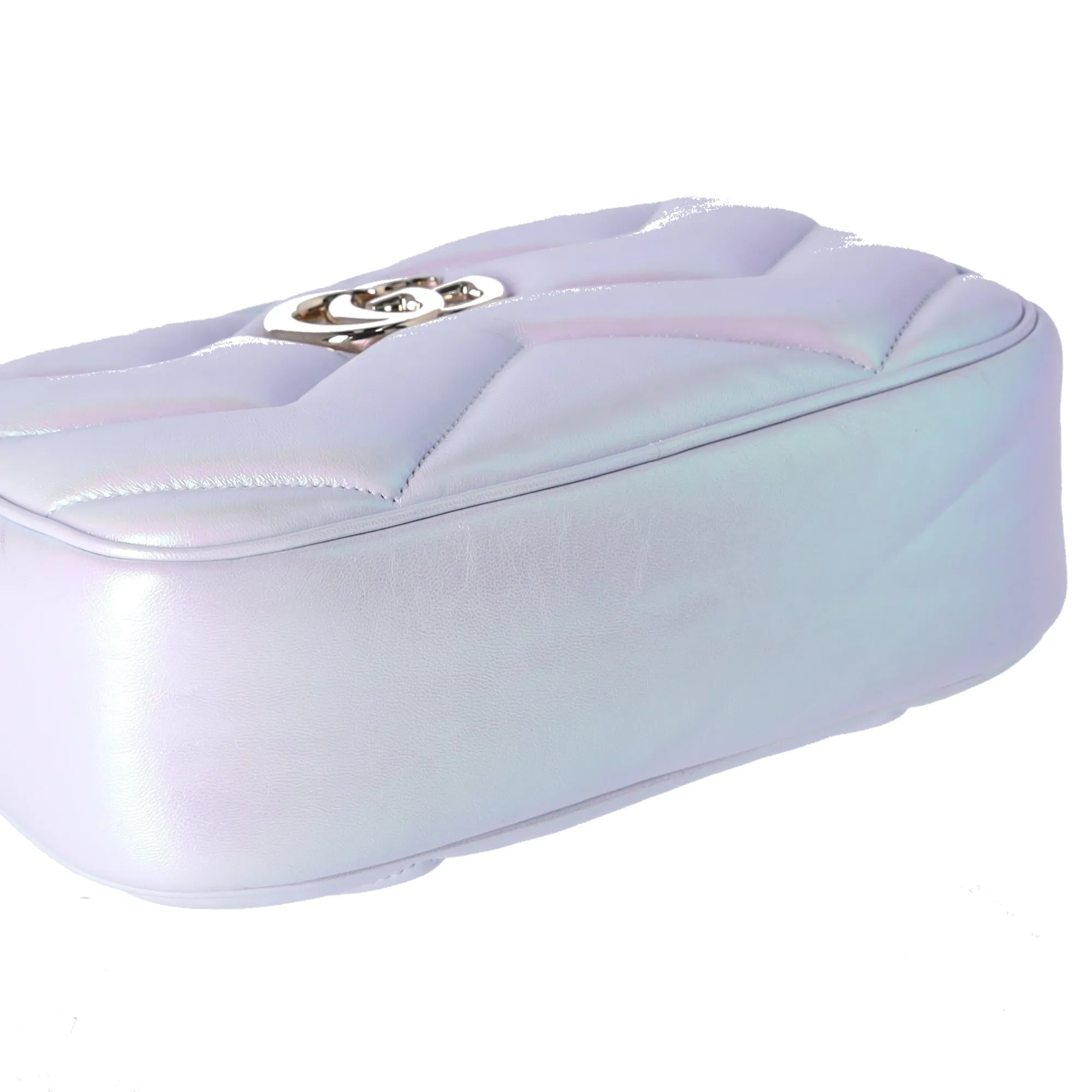 GUCCI GG Marmont Shoulder Bag 447632 Iridescent Pearl Blue Leather sold by Gaby's Bags product image thumbnail 4