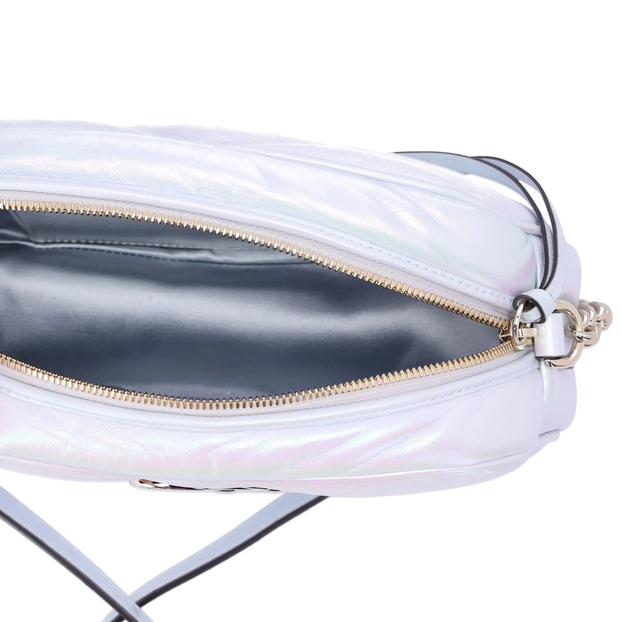 GUCCI GG Marmont Shoulder Bag 447632 Iridescent Pearl Blue Leather sold by Gaby's Bags product image thumbnail 5