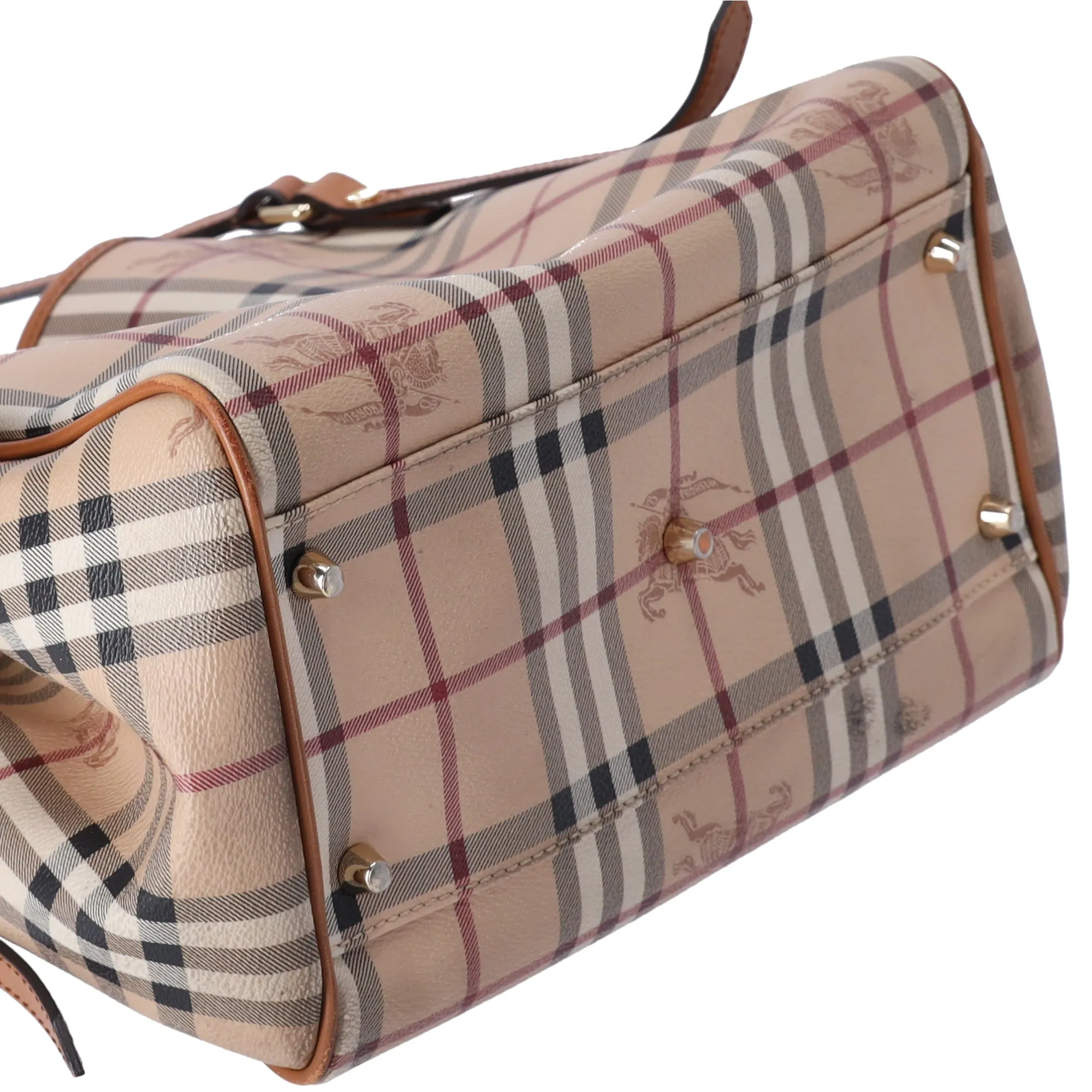 Burberry Small Canterbury Tote Haymarket Check Brown sold by Gaby's Bags product image thumbnail 4