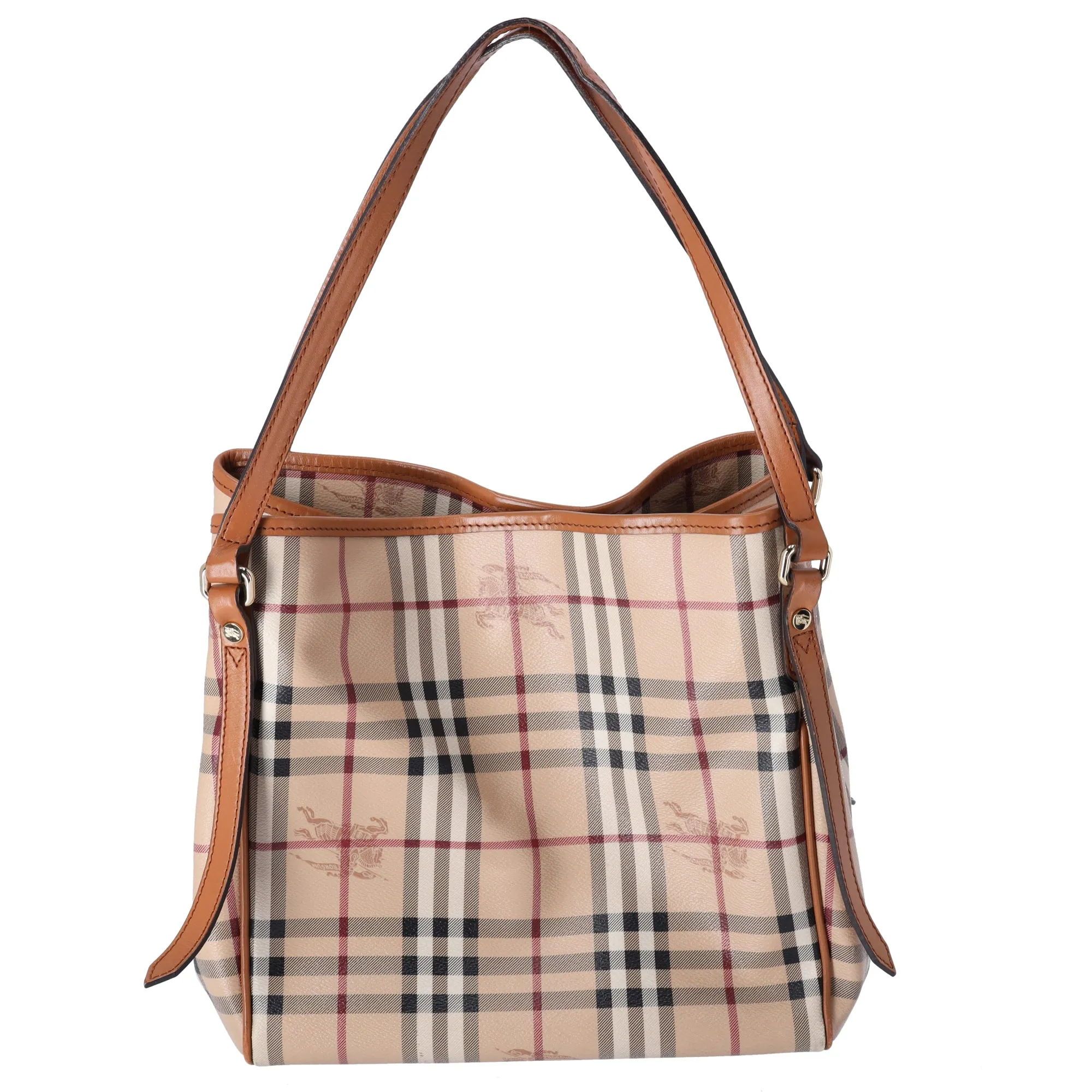 Burberry Small Canterbury Tote Haymarket Check Brown sold by Gaby's Bags product image thumbnail 3