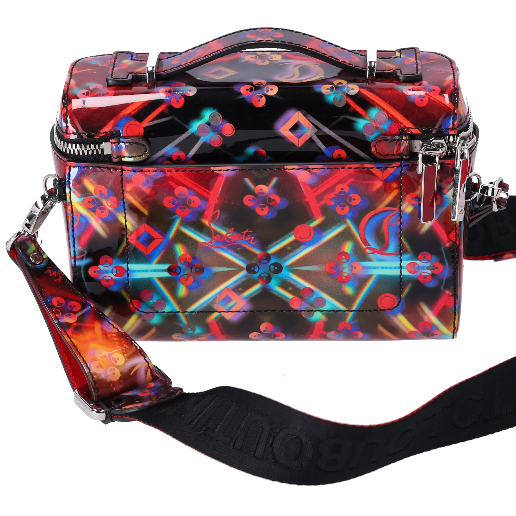 Christian Louboutin Kipi Patent Leather Messenger Bag Multi sold by Gaby's Bags product image thumbnail 3