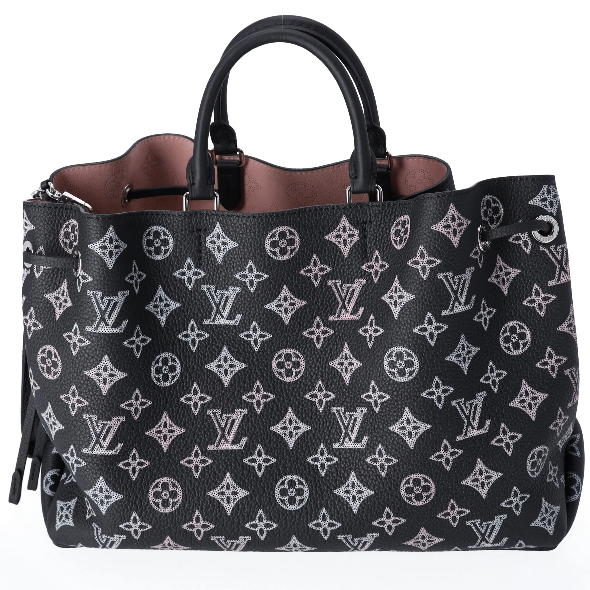 Louis Vuitton Flight Mode Monogram Mahina Bella Tote Rainbow Black sold by Gaby's Bags product image thumbnail 3