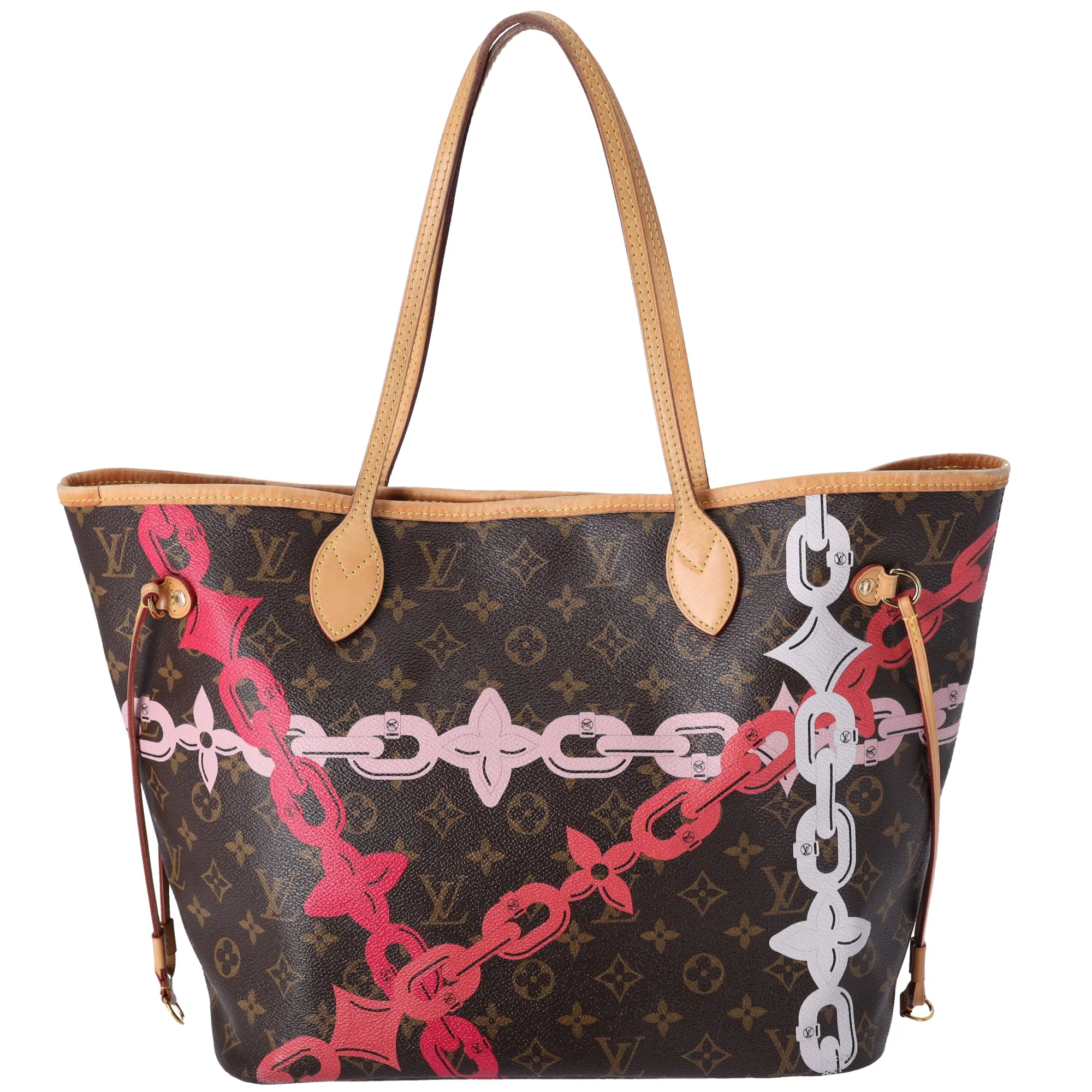 Louis Vuitton Neverfull MM Tote Monogram Bay Rose Ballerine Poppy sold by Gaby's Bags product image thumbnail 2