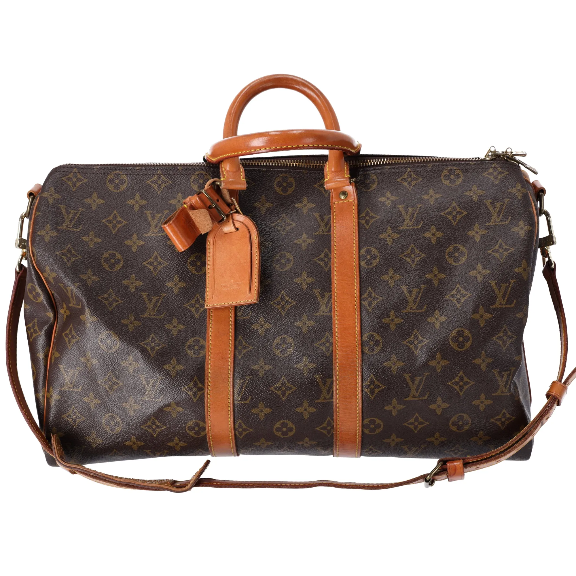 Louis Vuitton Keepall Bandouliere 45 Monogram Boston Bag M41418 Canvas sold by Gaby's Bags