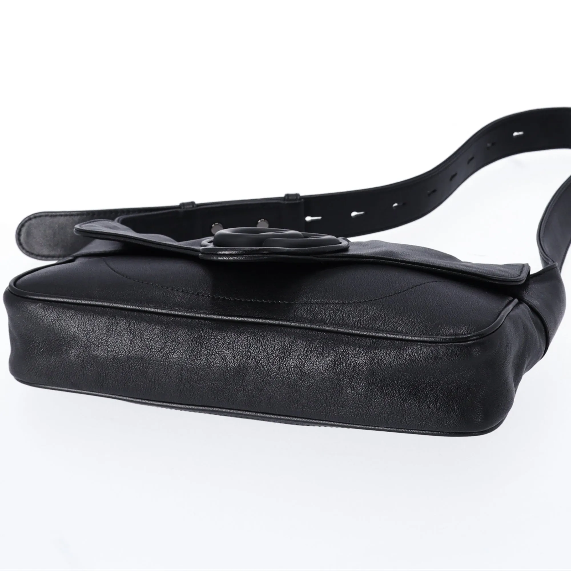 GUCCI Aphrodite Shoulder Bag 767226 Black Calf Leather sold by Gaby's Bags product image thumbnail 5