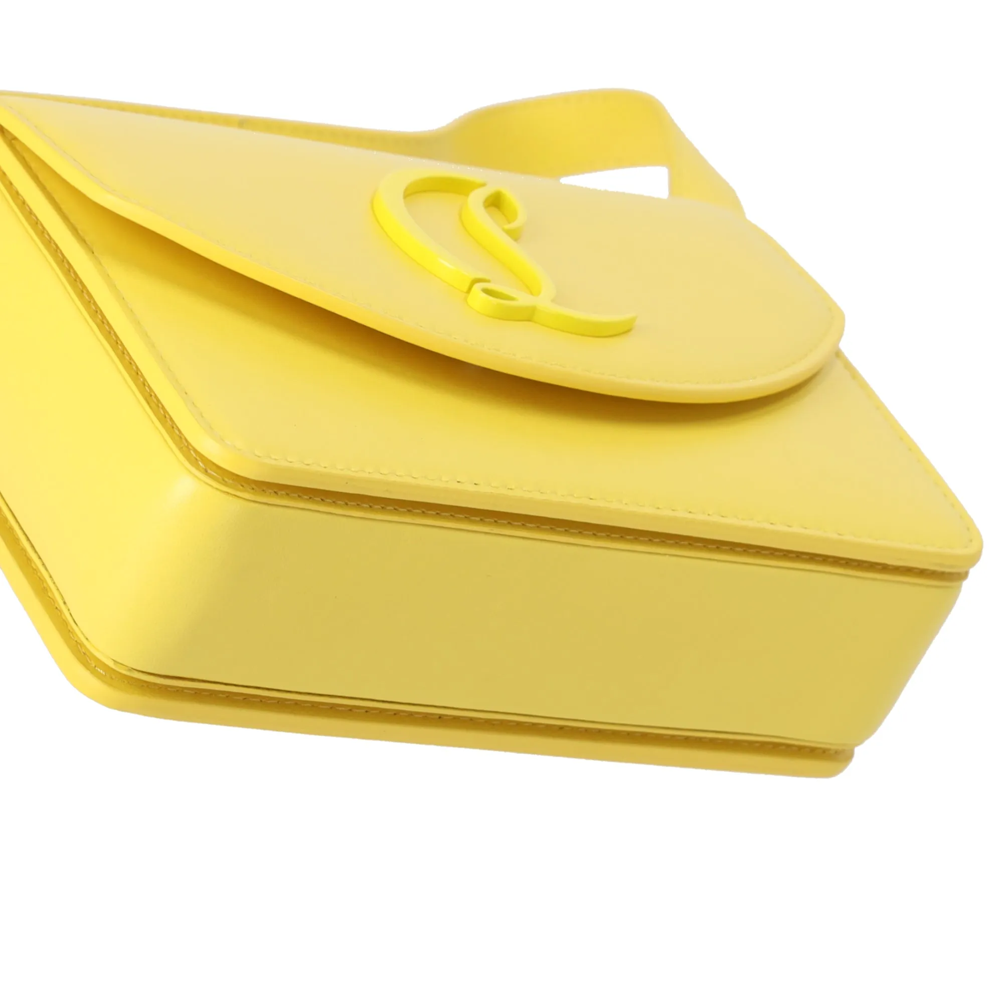 Christian Louboutin Loubi54 Shoulder Bag 1245050 Yellow Nappa Leather sold by Gaby's Bags product image thumbnail 5