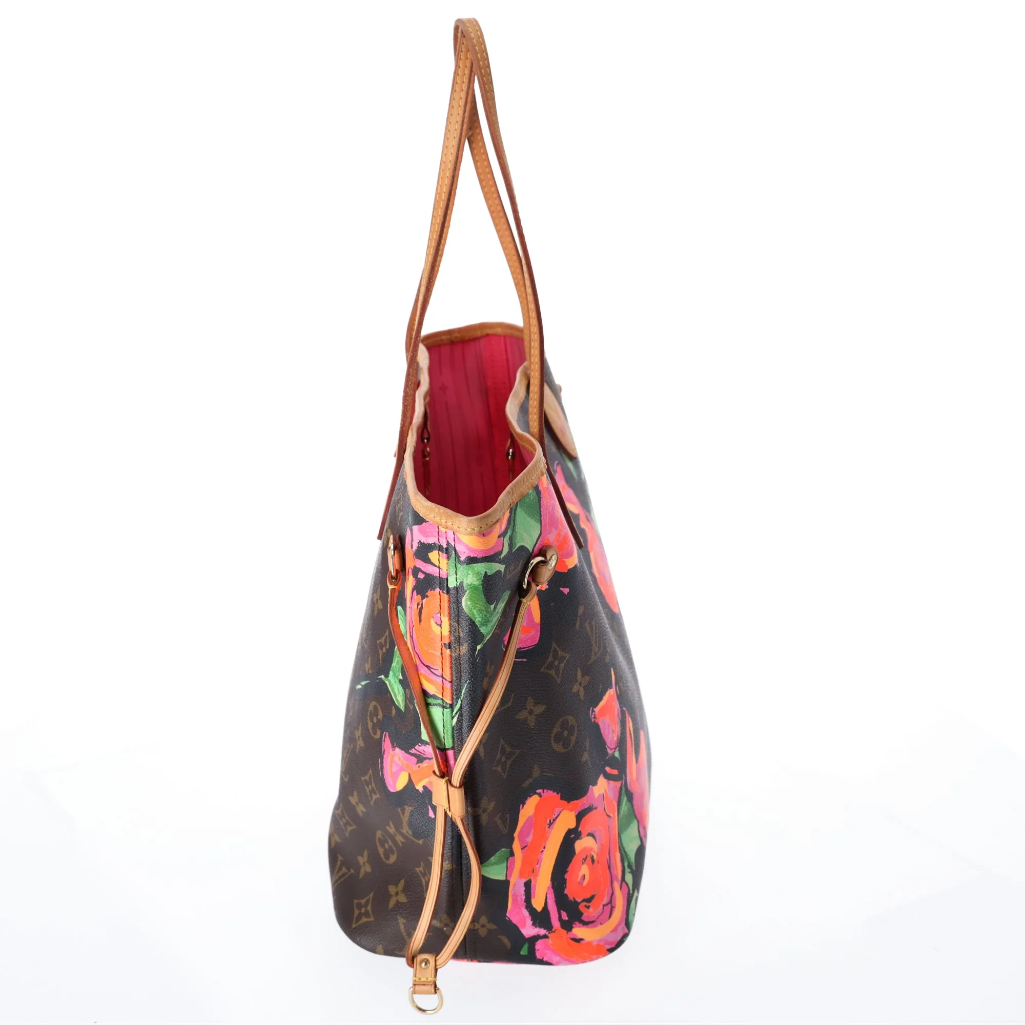 Louis Vuitton Neverfull MM Monogram Rose Tote Bag M48613 Brown Pink sold by Gaby's Bags product image thumbnail 5