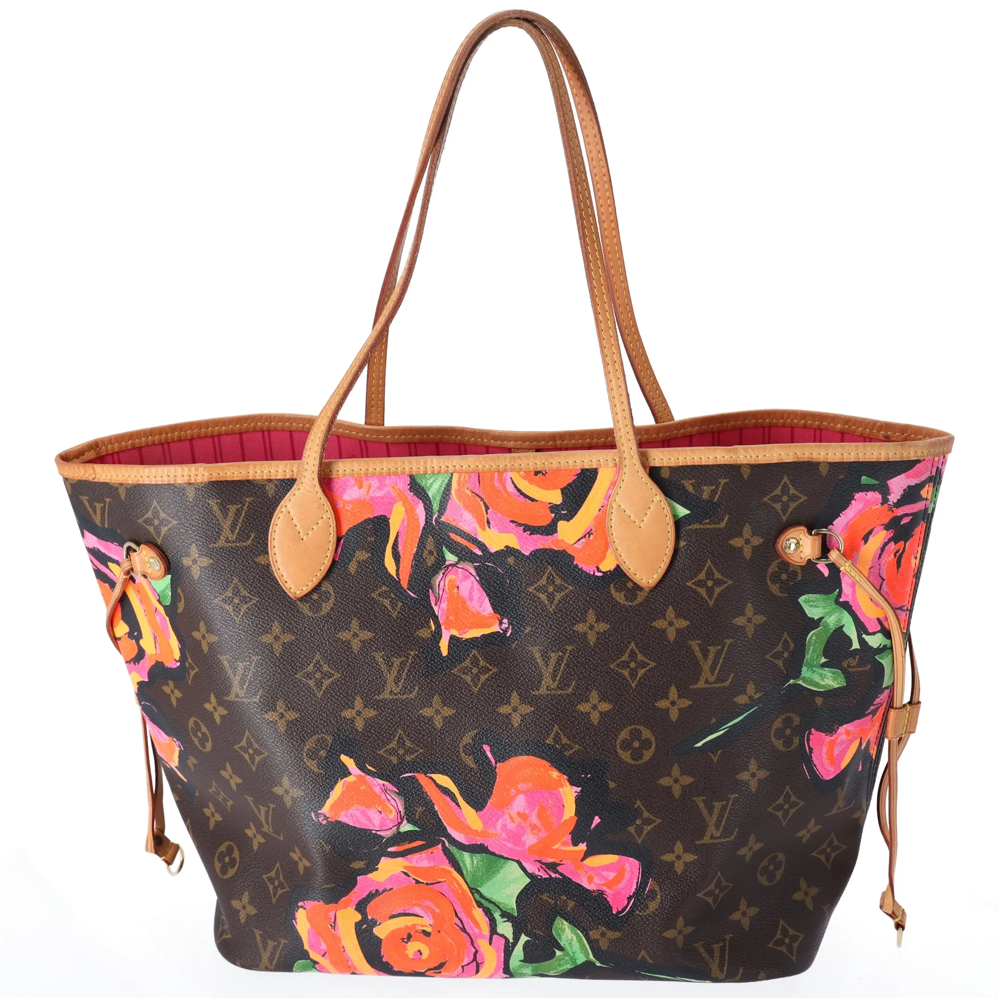Louis Vuitton Neverfull MM Monogram Rose Tote Bag M48613 Brown Pink sold by Gaby's Bags product image thumbnail 4