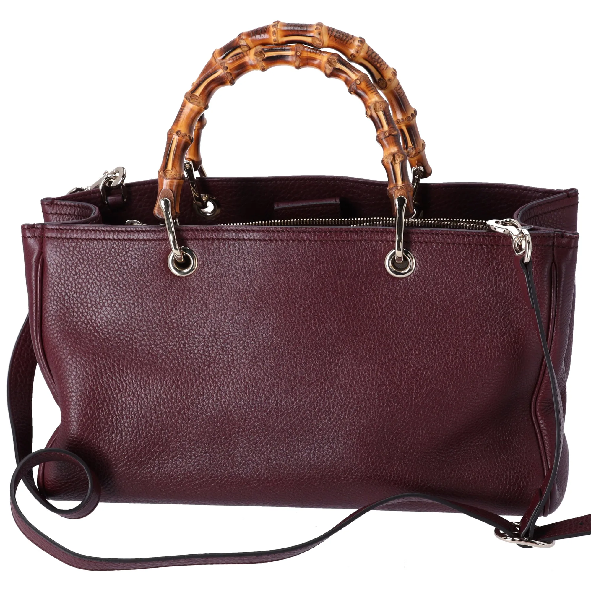 GUCCI Bamboo Shopper Tote Bag 323660 Bordeaux Leather sold by Gaby's Bags product image thumbnail 3