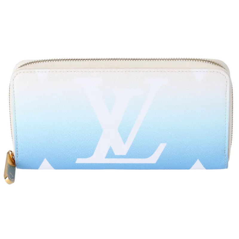 Louis Vuitton Zippy Wallet By the Pool Long Wallet M80360 Blue Monogram Canvas made by Louis Vuitton