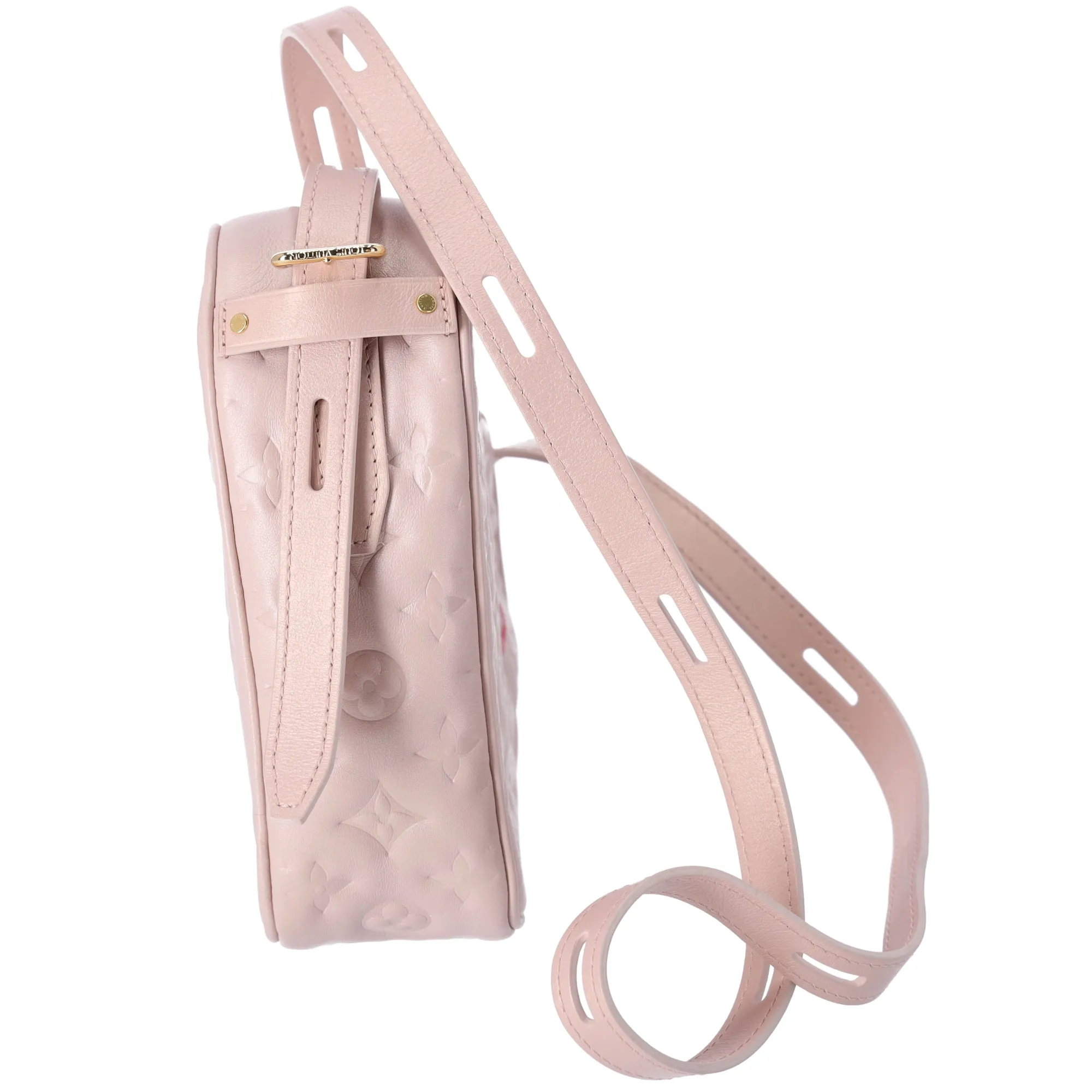 Louis Vuitton Sac Coeur Collection Heart Shoulder Bag Light Pink Lambskin sold by Gaby's Bags product image thumbnail 4