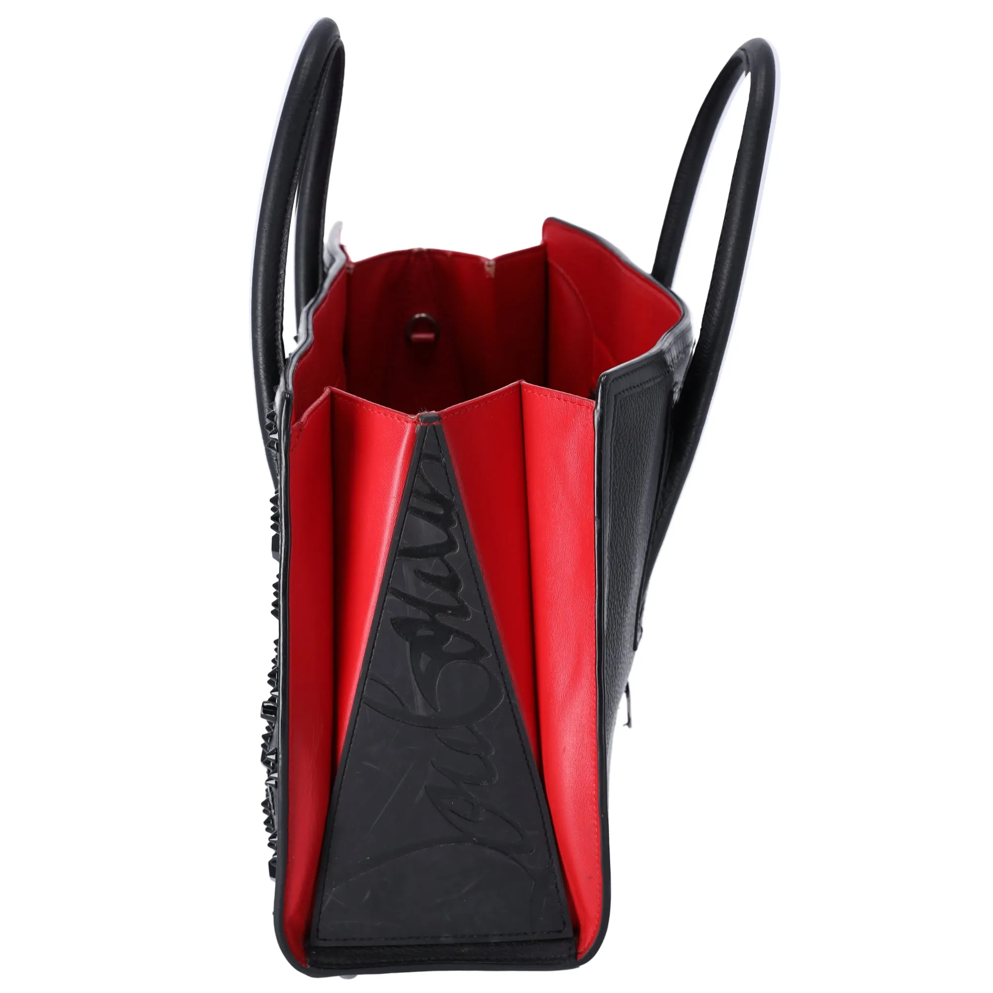 Christian Louboutin Paloma Medium Handbag Black Red Leather Rubber sold by Gaby's Bags product image thumbnail 2