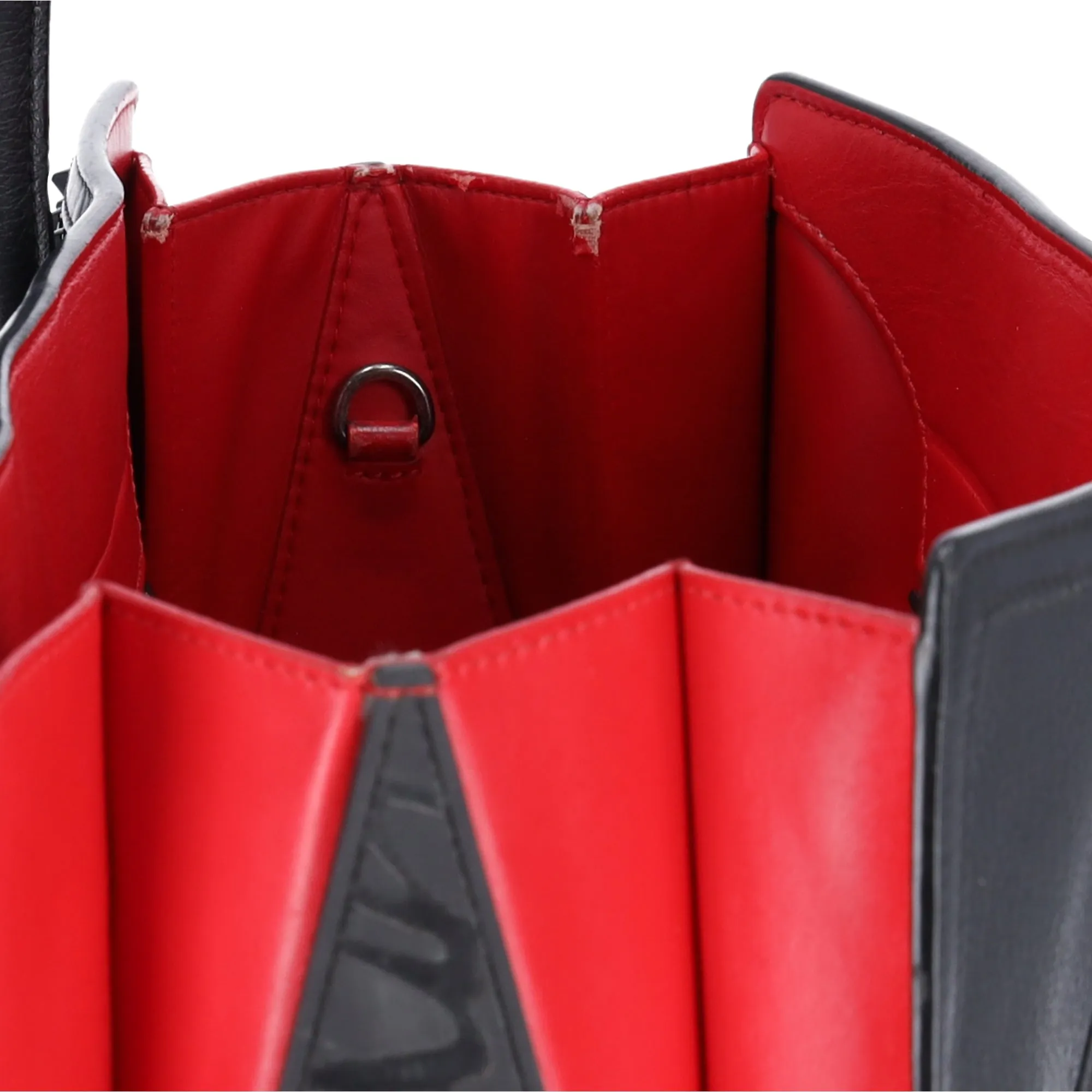 Christian Louboutin Paloma Medium Handbag Black Red Leather Rubber sold by Gaby's Bags product image thumbnail 3