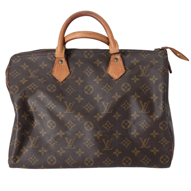 Louis Vuitton Speedy 35 Monogram Handbag M41524 Canvas sold by Gaby's Bags