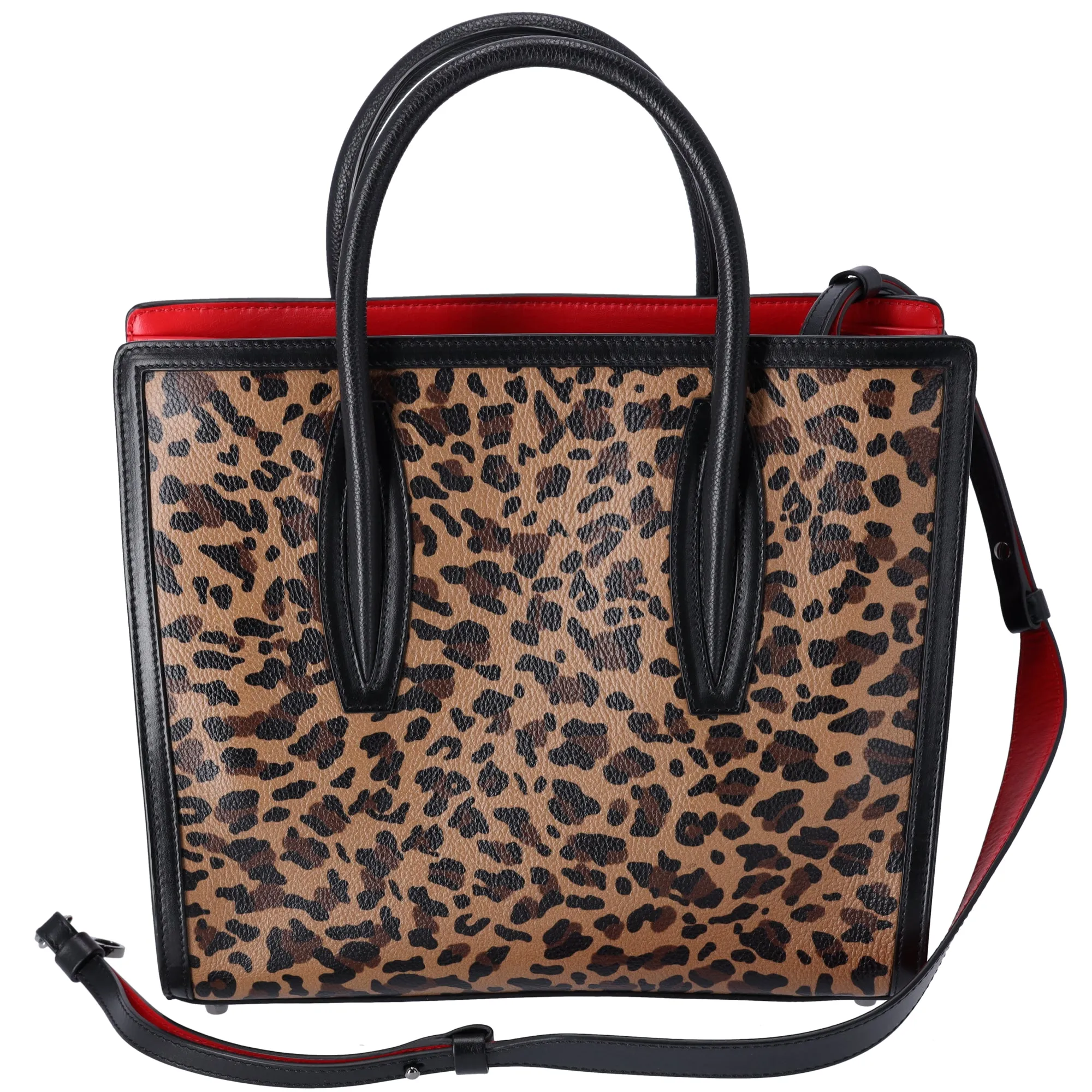 Christian Louboutin Medium Paloma Tote Leopard Printed Leather sold by Gaby's Bags product image thumbnail 3