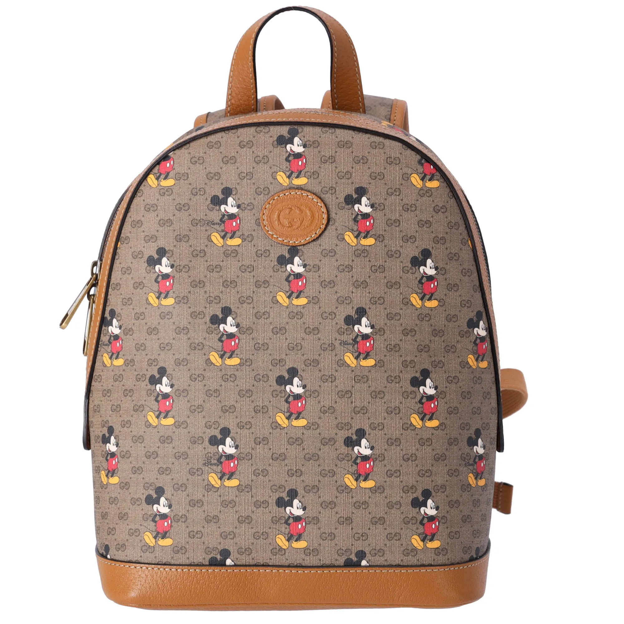 GUCCI x Disney Small Backpack Mickey Mouse Brown Multi GG Supreme sold by Gaby's Bags product image thumbnail 2