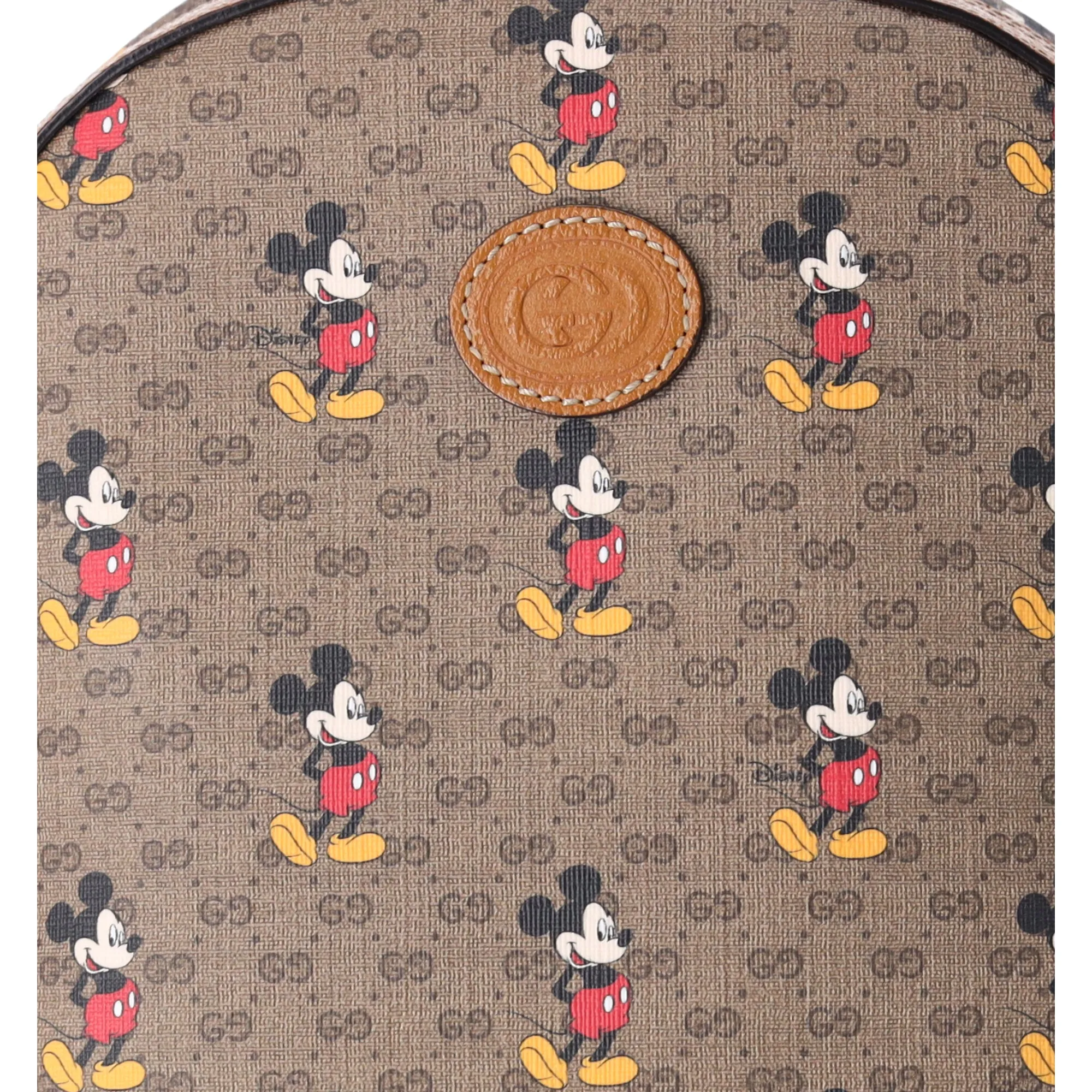 GUCCI x Disney Small Backpack Mickey Mouse Brown Multi GG Supreme sold by Gaby's Bags product image thumbnail 3