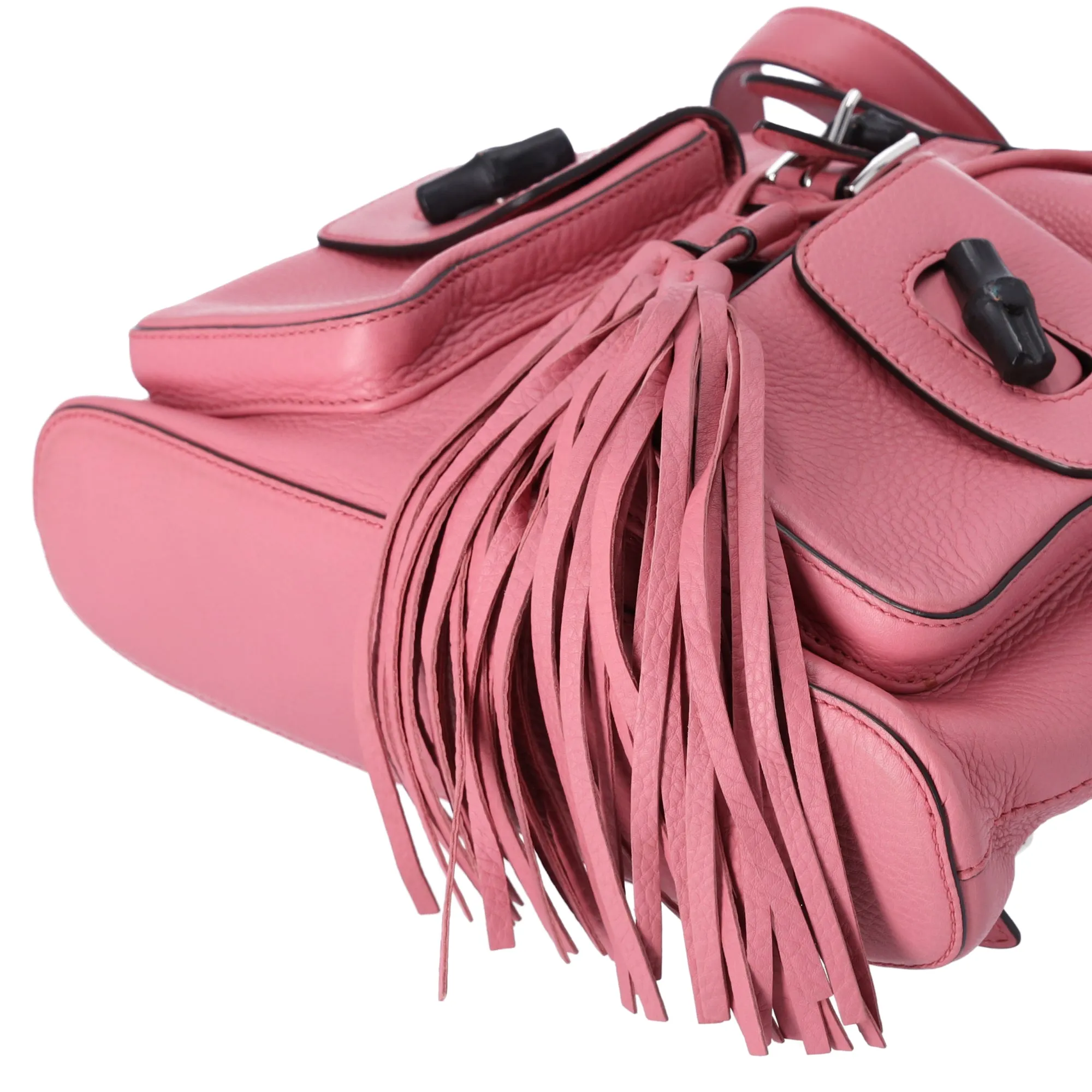 GUCCI Bamboo Backpack 370833 Pink Leather Tassel sold by Gaby's Bags product image thumbnail 4