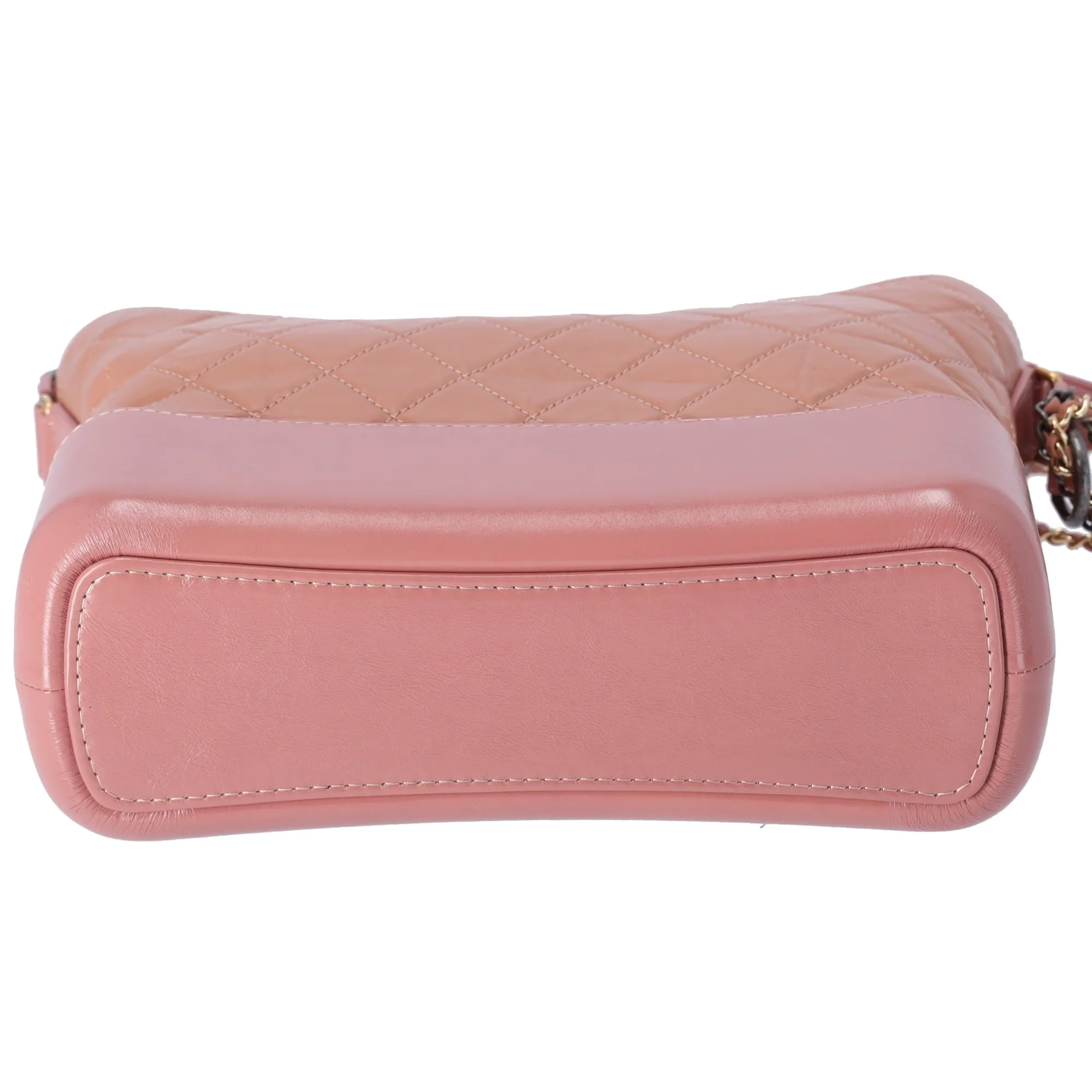 CHANEL Gabrielle Medium Hobo Bag A93824 Salmon Pink Aged Calfskin sold by Gaby's Bags product image thumbnail 5