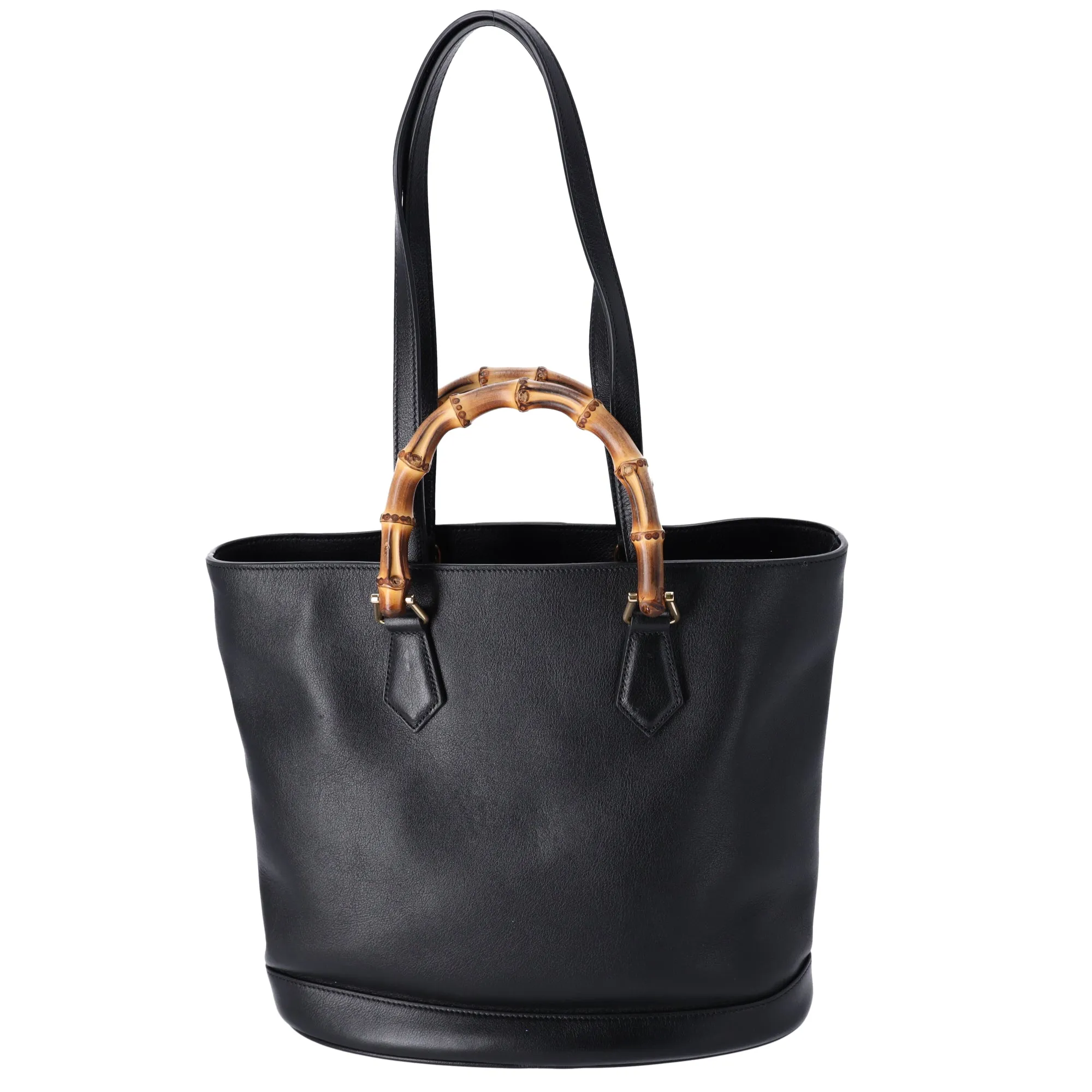 GUCCI Bamboo Diana Tote Bag 750394 Black Leather sold by Gaby's Bags product image thumbnail 3