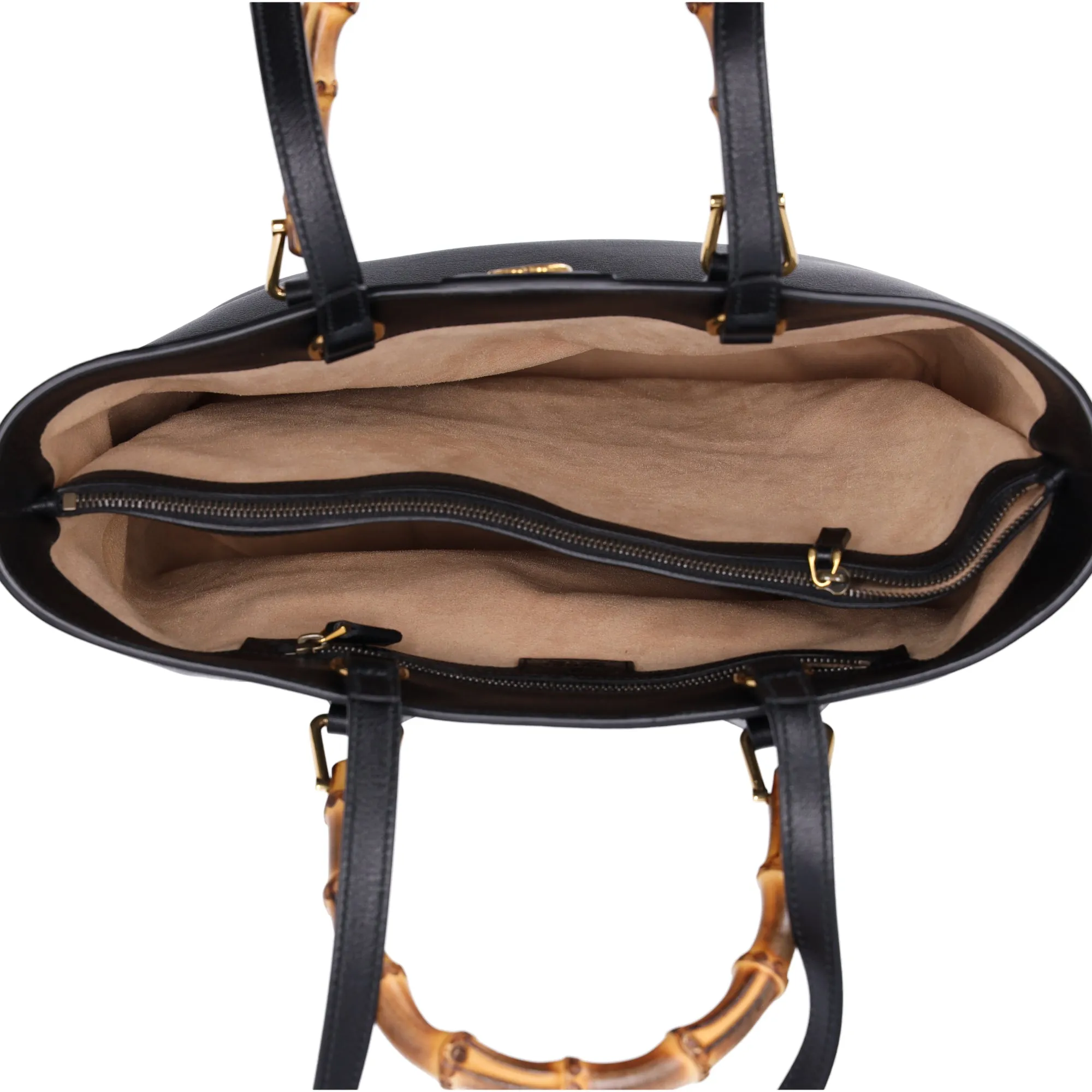 GUCCI Bamboo Diana Tote Bag 750394 Black Leather sold by Gaby's Bags product image thumbnail 5