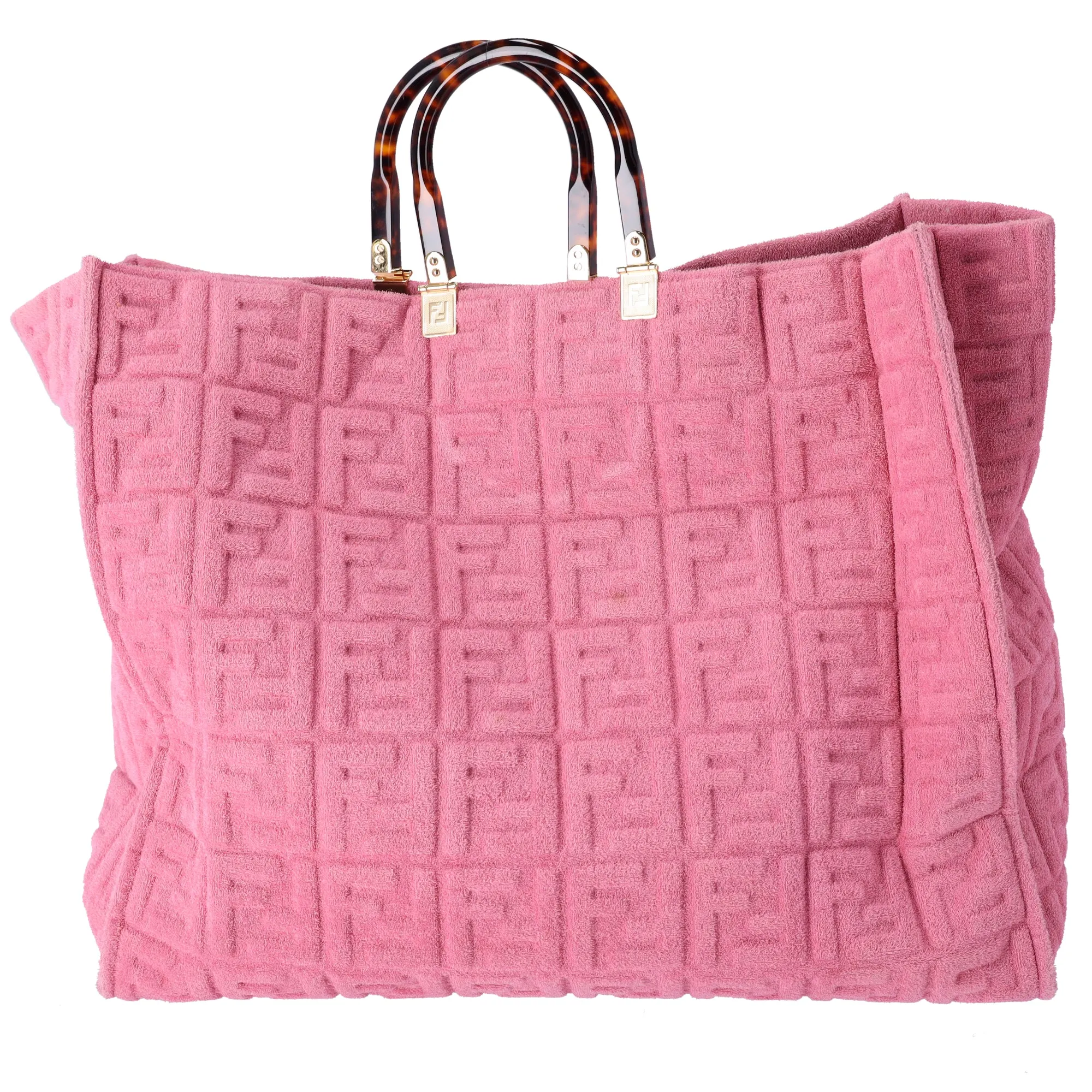 FENDI Sunshine Shopper XL Tote Bag 8BH373 Pink FF sold by Gaby's Bags product image thumbnail 3