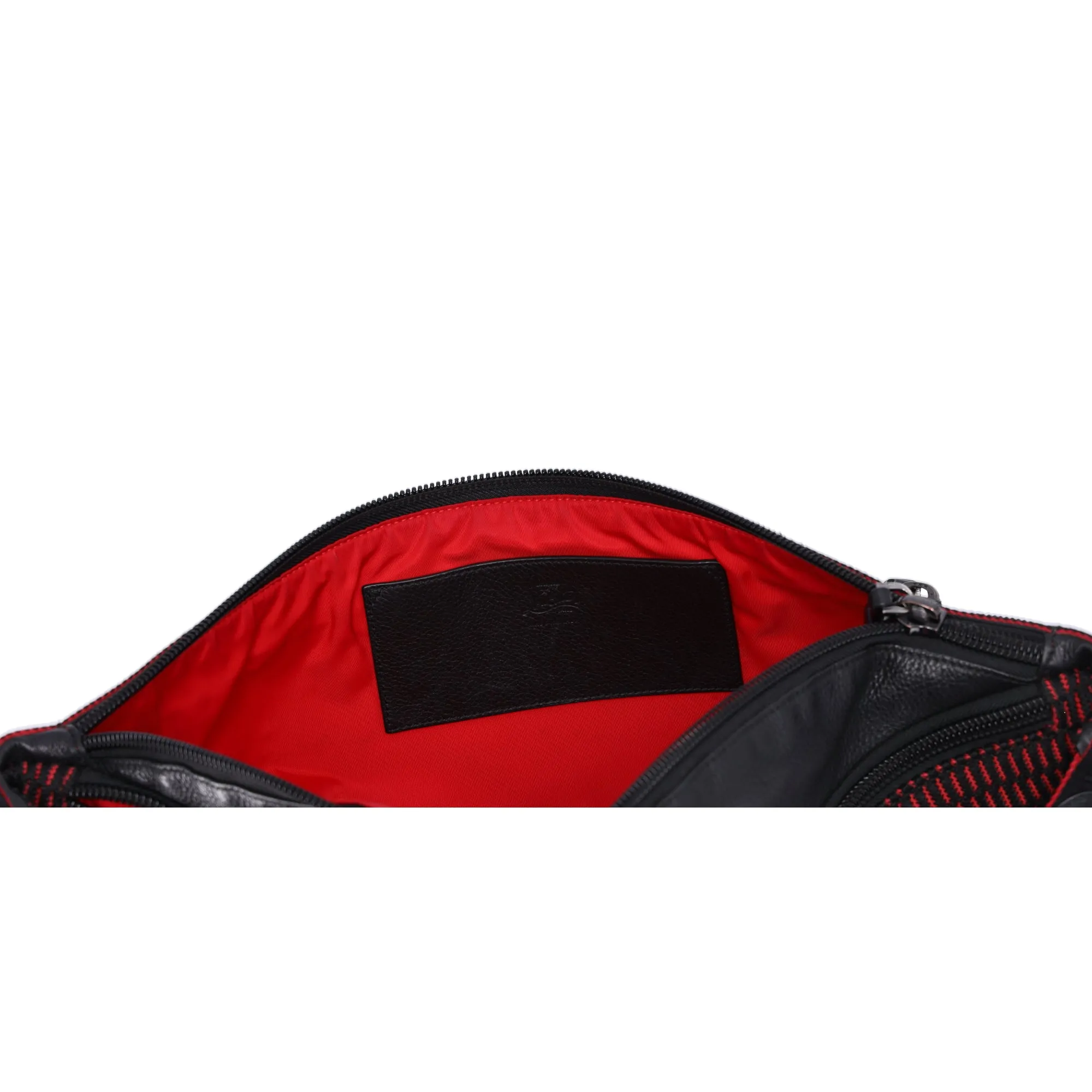 Christian Louboutin Belt Bag Black Red Leather Rubber Canvas sold by Gaby's Bags product image thumbnail 5