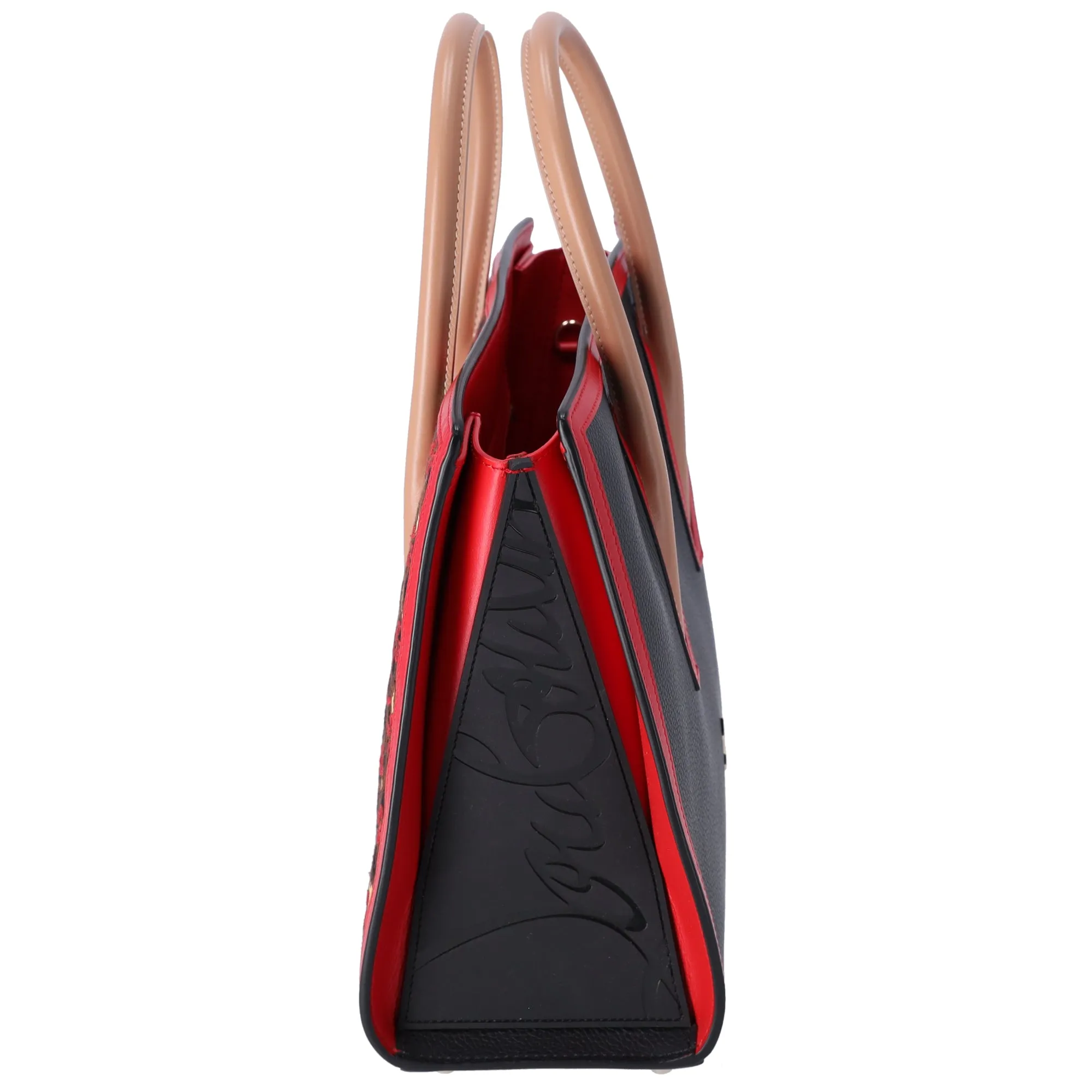 Christian Louboutin Paloma Medium Tote Embroidered Jacquard Leopard sold by Gaby's Bags product image thumbnail 2