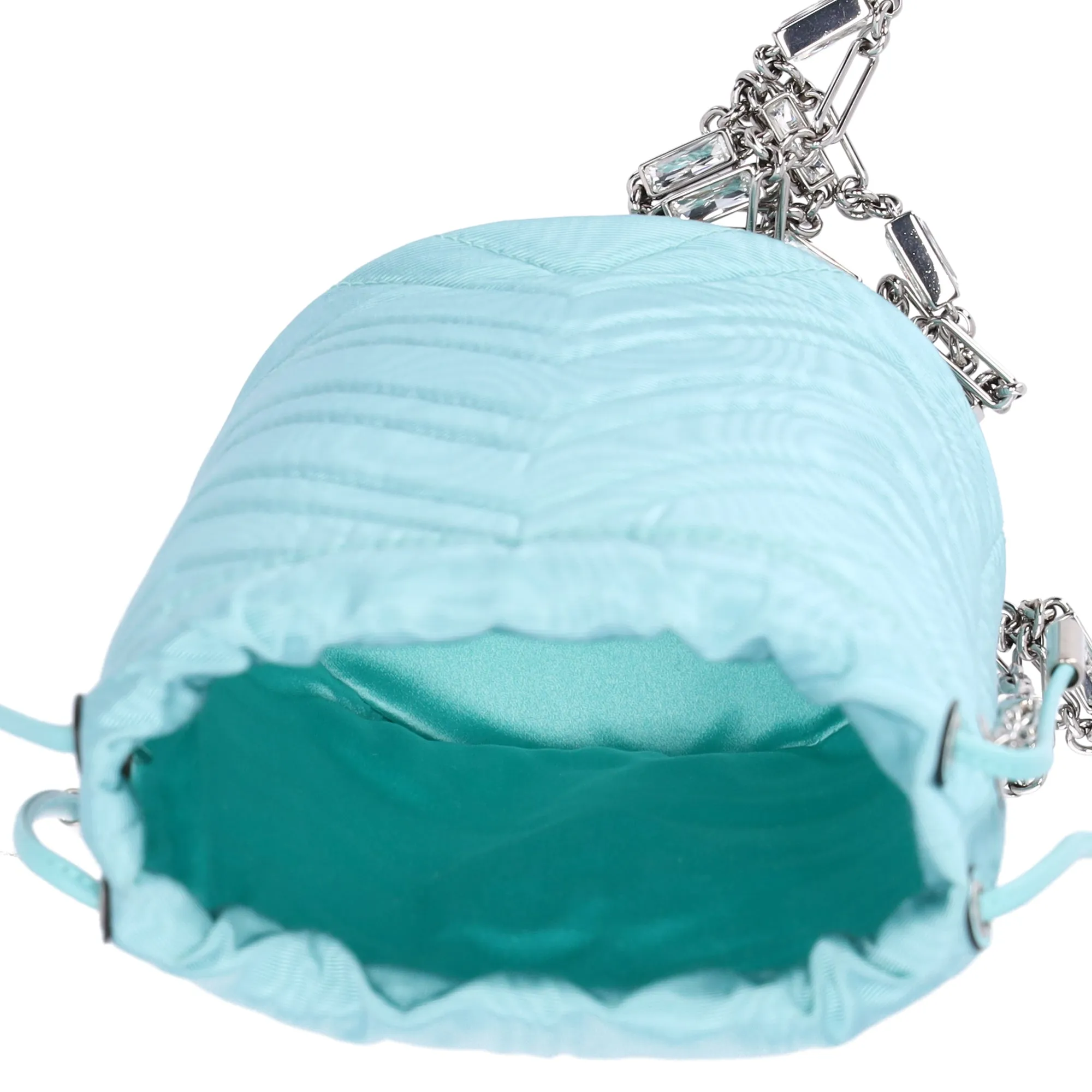GUCCI GG Marmont Shoulder Bag 746609 Light Blue Nylon Chrystal sold by Gaby's Bags product image thumbnail 4