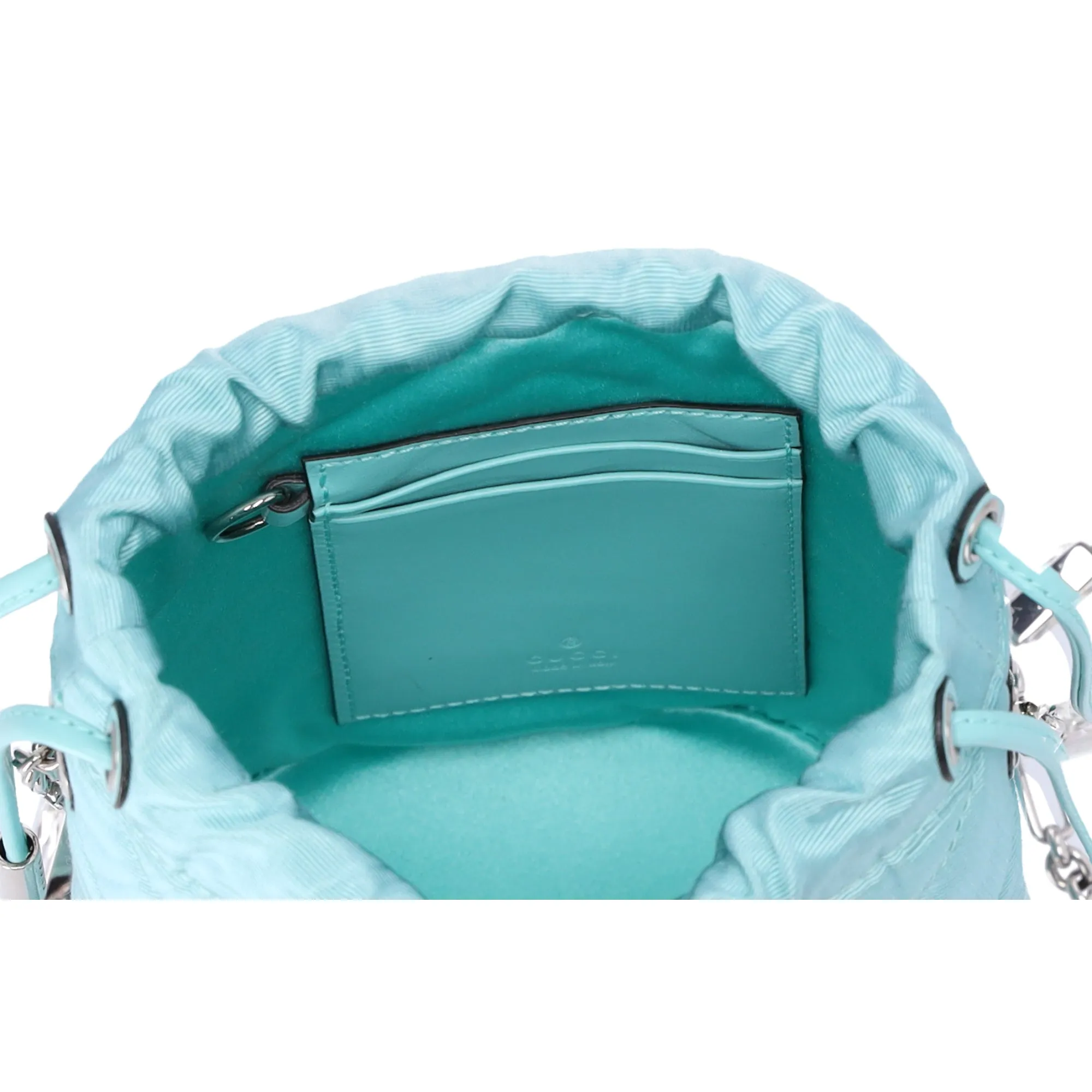 GUCCI GG Marmont Shoulder Bag 746609 Light Blue Nylon Chrystal sold by Gaby's Bags product image thumbnail 5