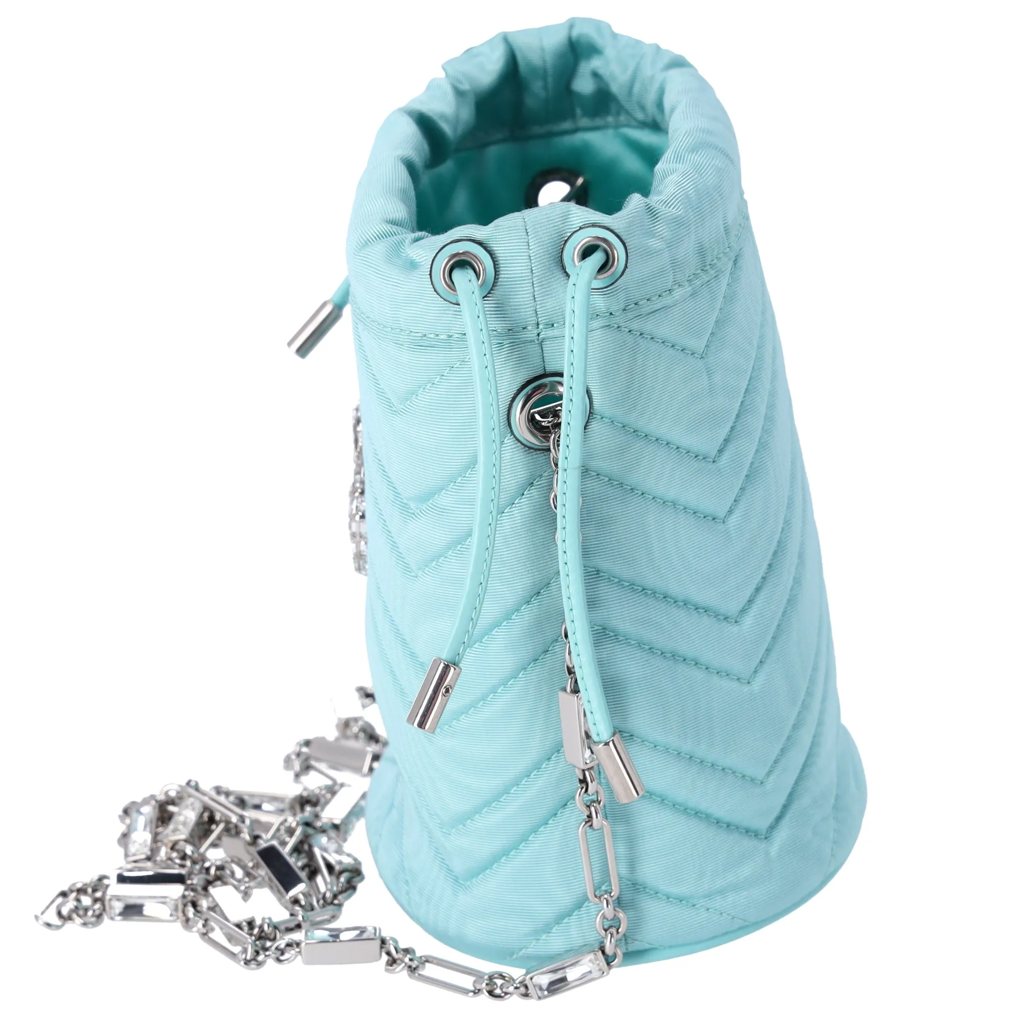 GUCCI GG Marmont Shoulder Bag 746609 Light Blue Nylon Chrystal sold by Gaby's Bags product image thumbnail 2