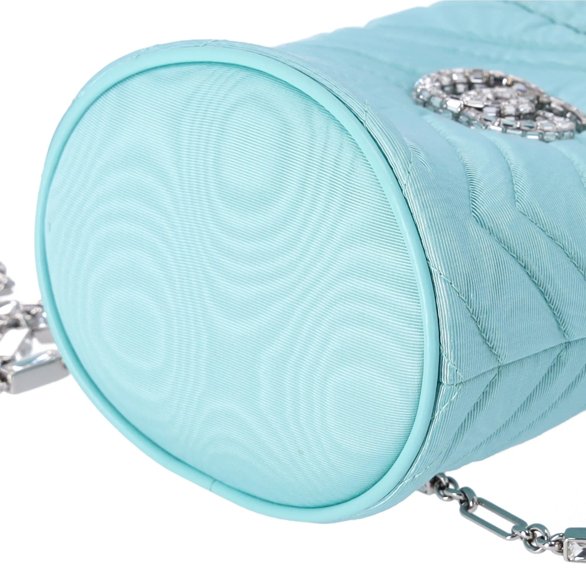 GUCCI GG Marmont Shoulder Bag 746609 Light Blue Nylon Chrystal sold by Gaby's Bags product image thumbnail 3