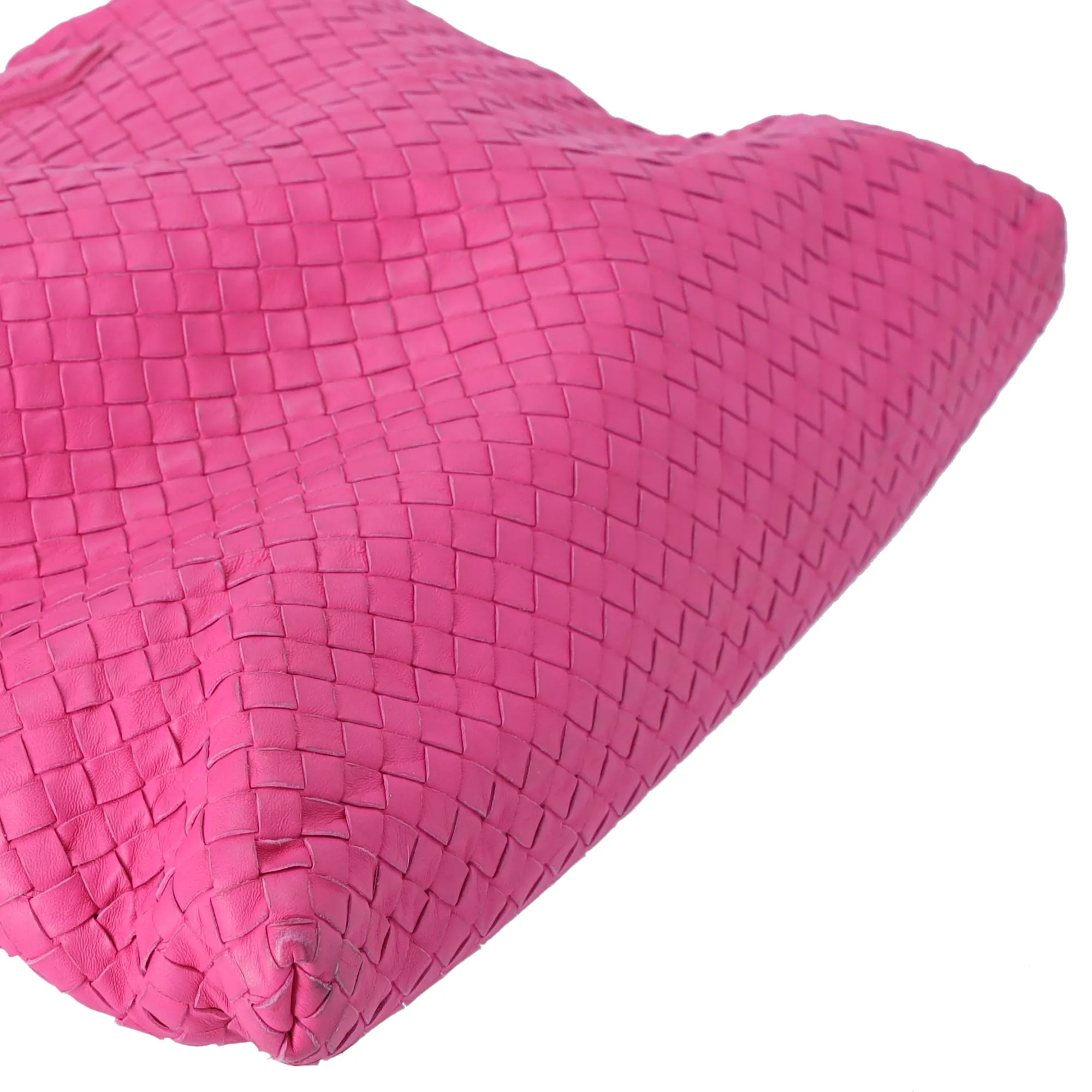 Bottega Veneta Nappa Intrecciato Maxi Convertible Tote Fuchsia pink sold by Gaby's Bags product image thumbnail 4