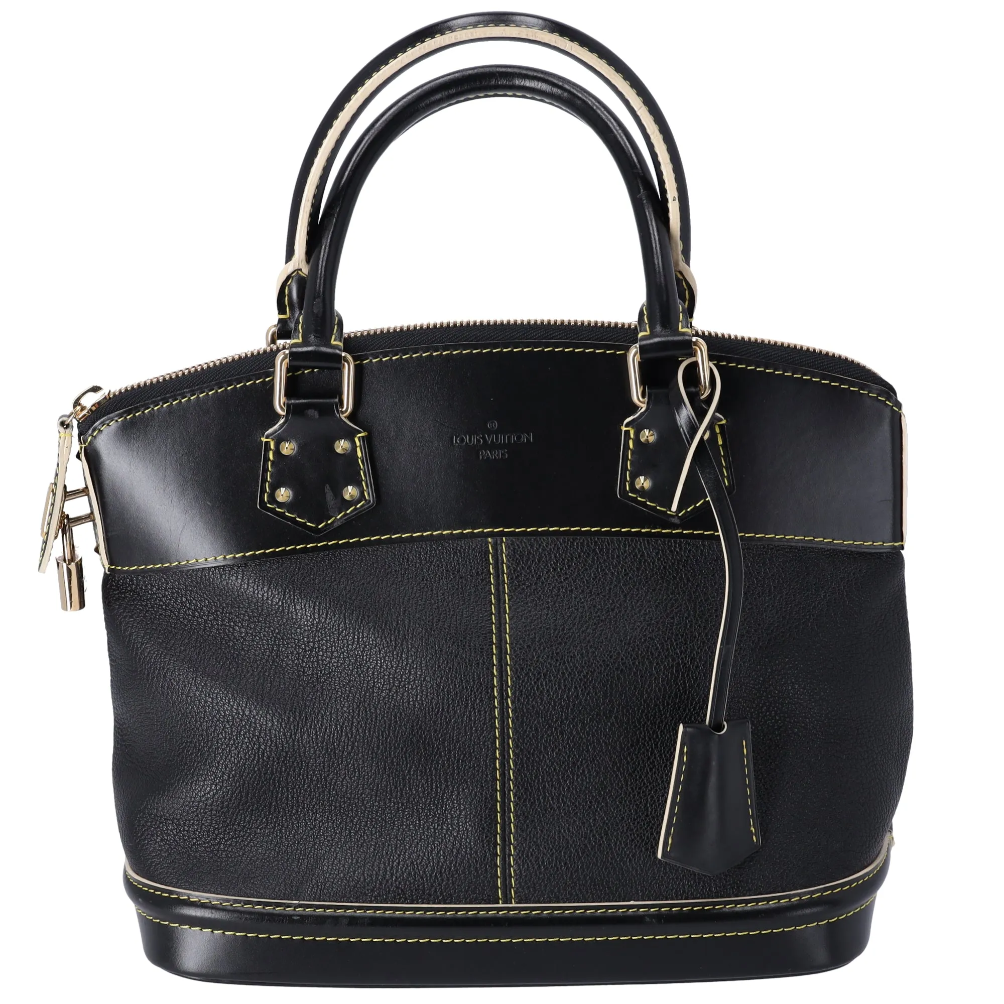 Louis Vuitton Lockit PM Handbag M91888 Black Lambskin Leather sold by Gaby's Bags
