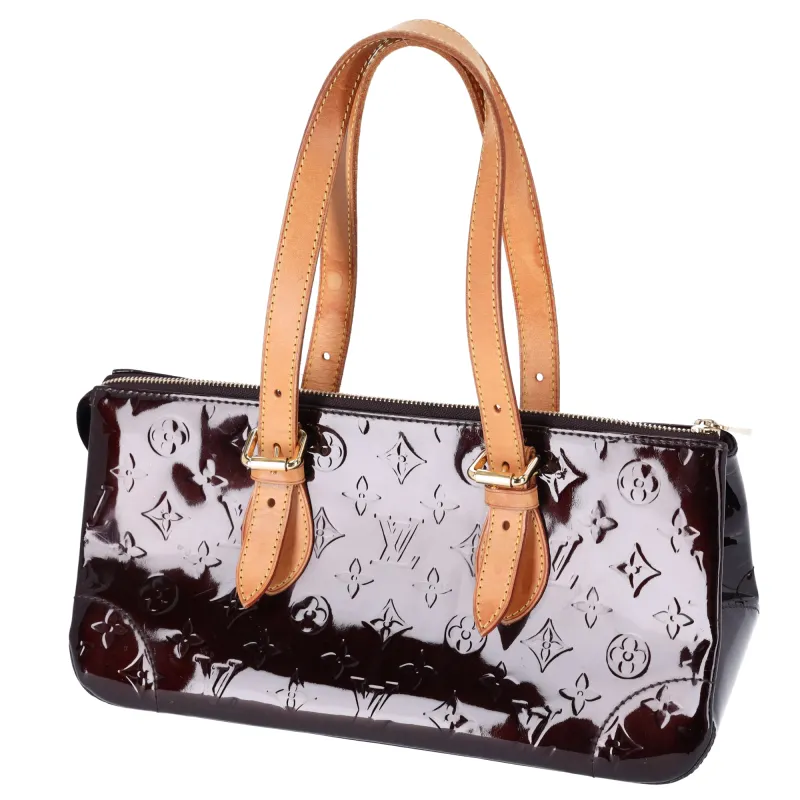 Louis Vuitton Rosewood Avenue Monogram Vernis Shoulder Bag M93510 Amarante made by Gaby's Bags