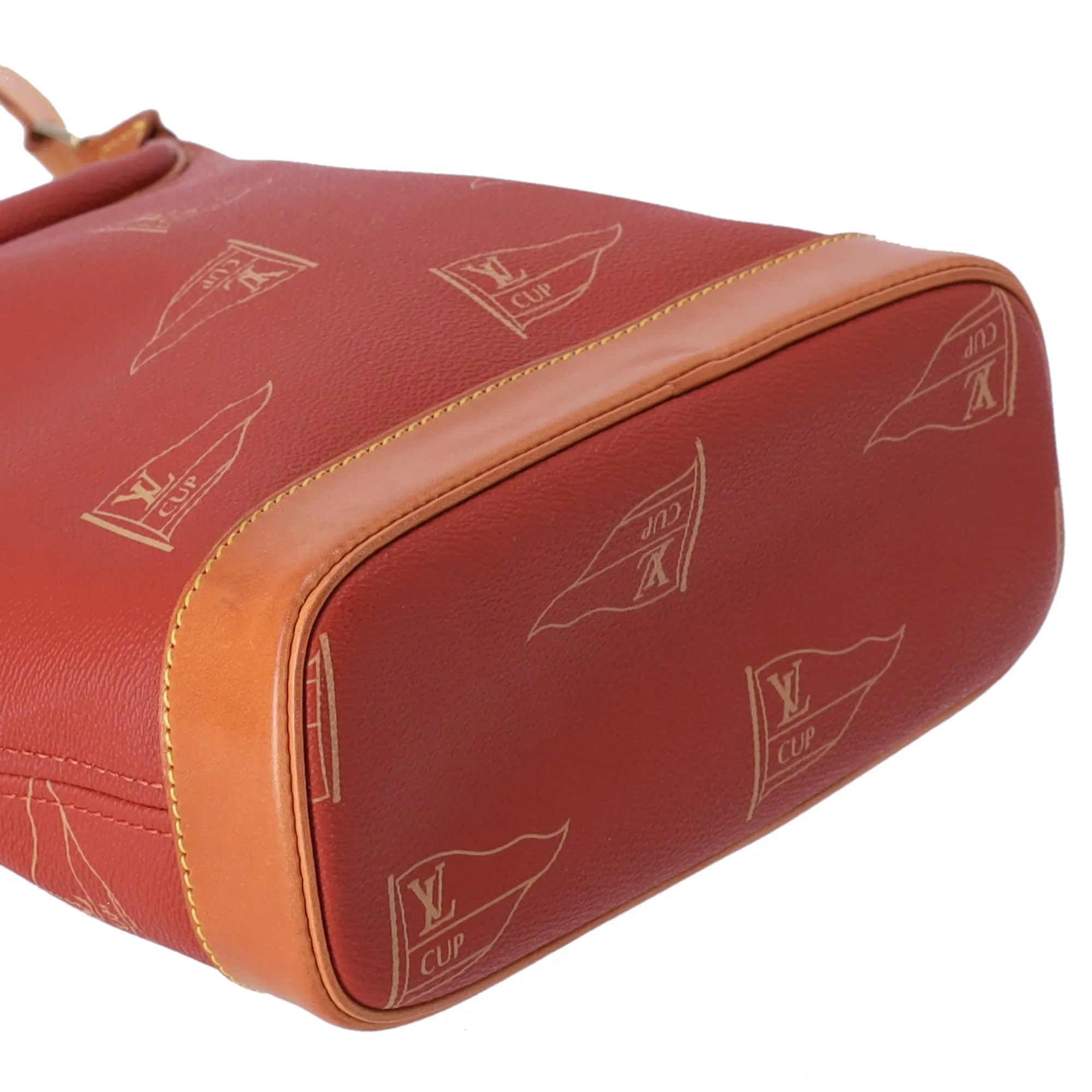 Louis Vuitton Le Touque Americas Cup Shoulder Bag M80027 Red PVC sold by Gaby's Bags product image thumbnail 4