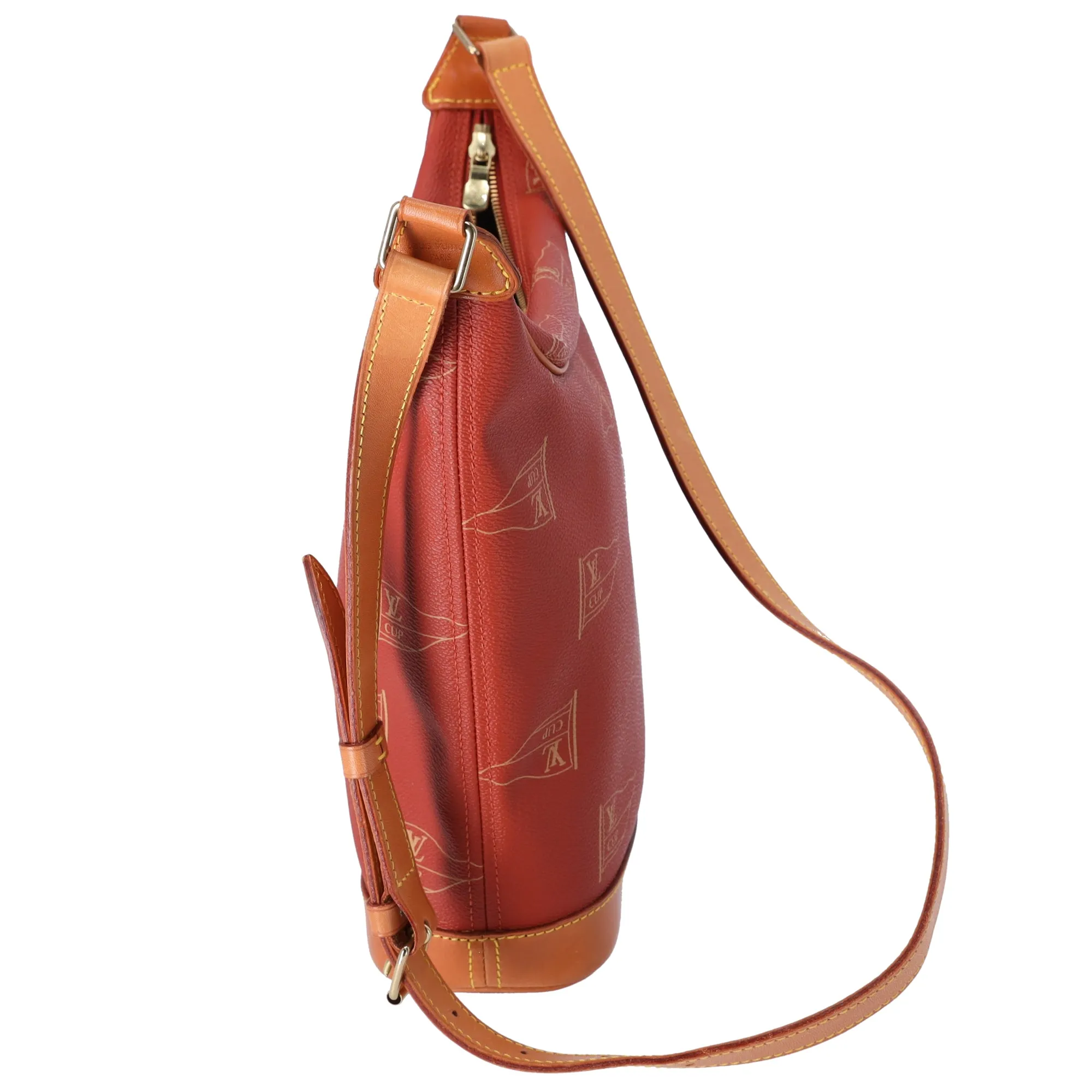 Louis Vuitton Le Touque Americas Cup Shoulder Bag M80027 Red PVC sold by Gaby's Bags product image thumbnail 2