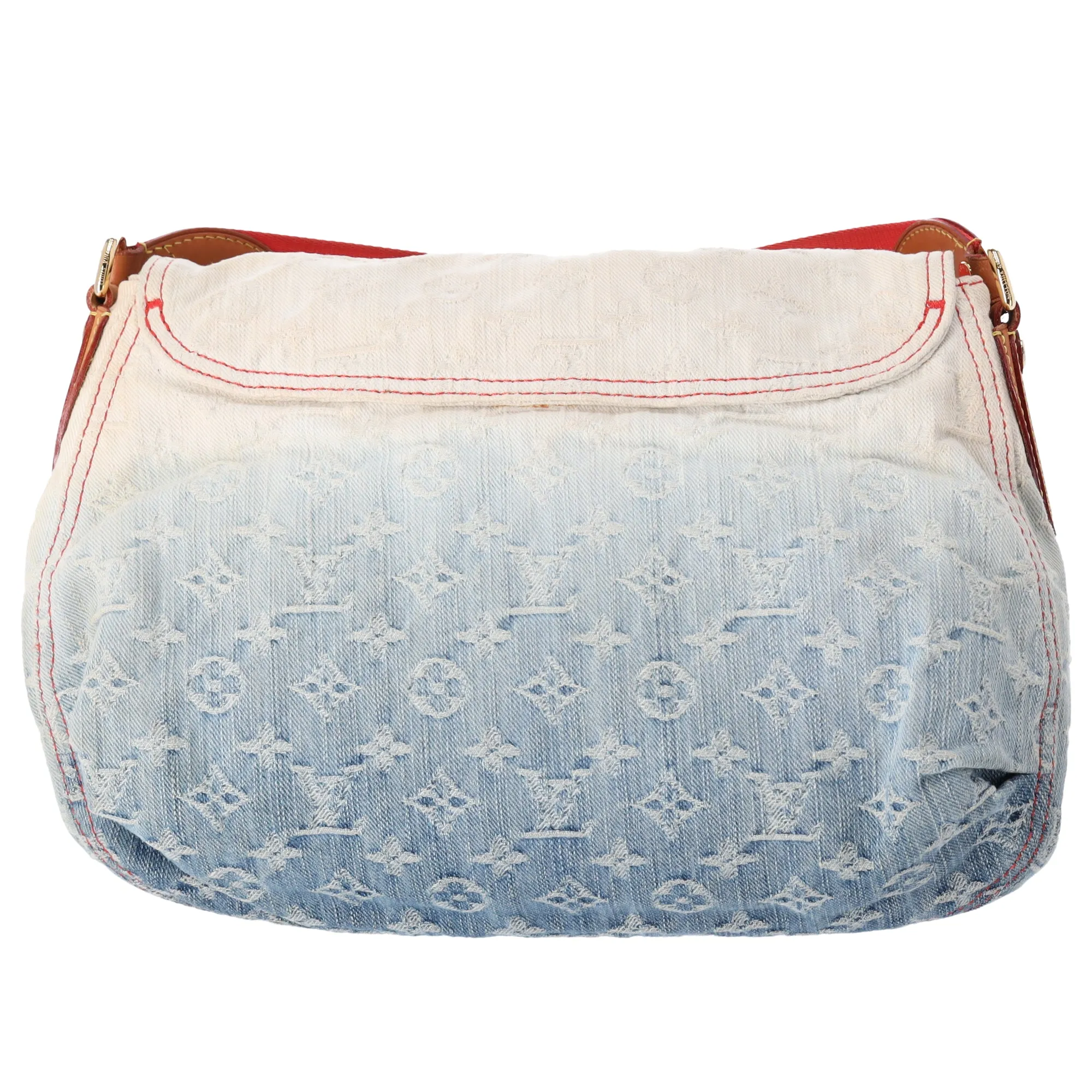 Louis Vuitton Sunray Monogram Denim Handbag M40416 Blue Denim sold by Gaby's Bags product image thumbnail 3