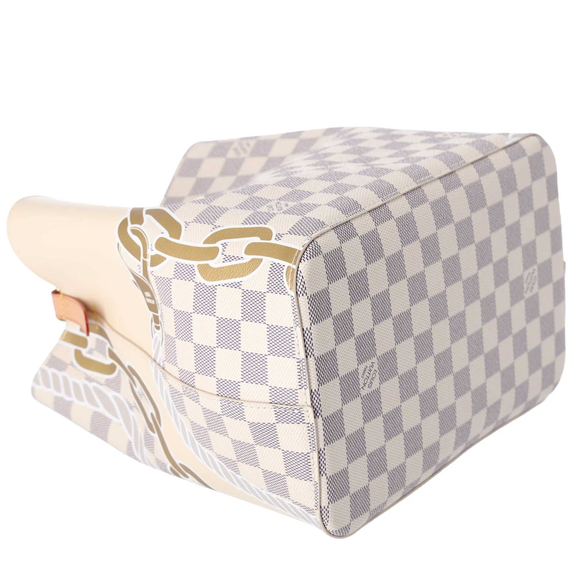 Louis Vuitton Neonoe MM Nautical Shoulder Bag N40474 Azur Damier sold by Gaby's Bags product image thumbnail 4