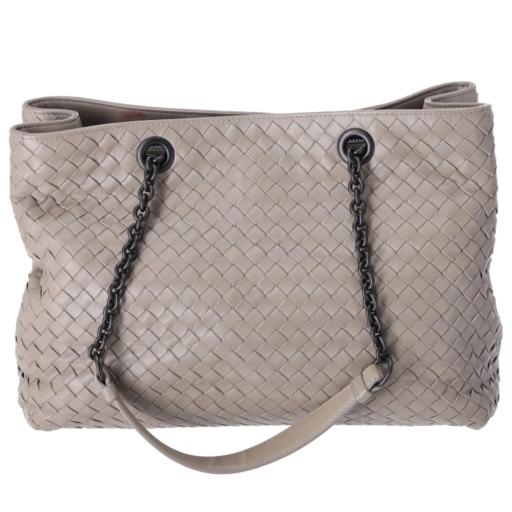 BOTTEGA VENETA Intrecciato Tote Bag Gray Leather sold by Gaby's Bags product image thumbnail 3