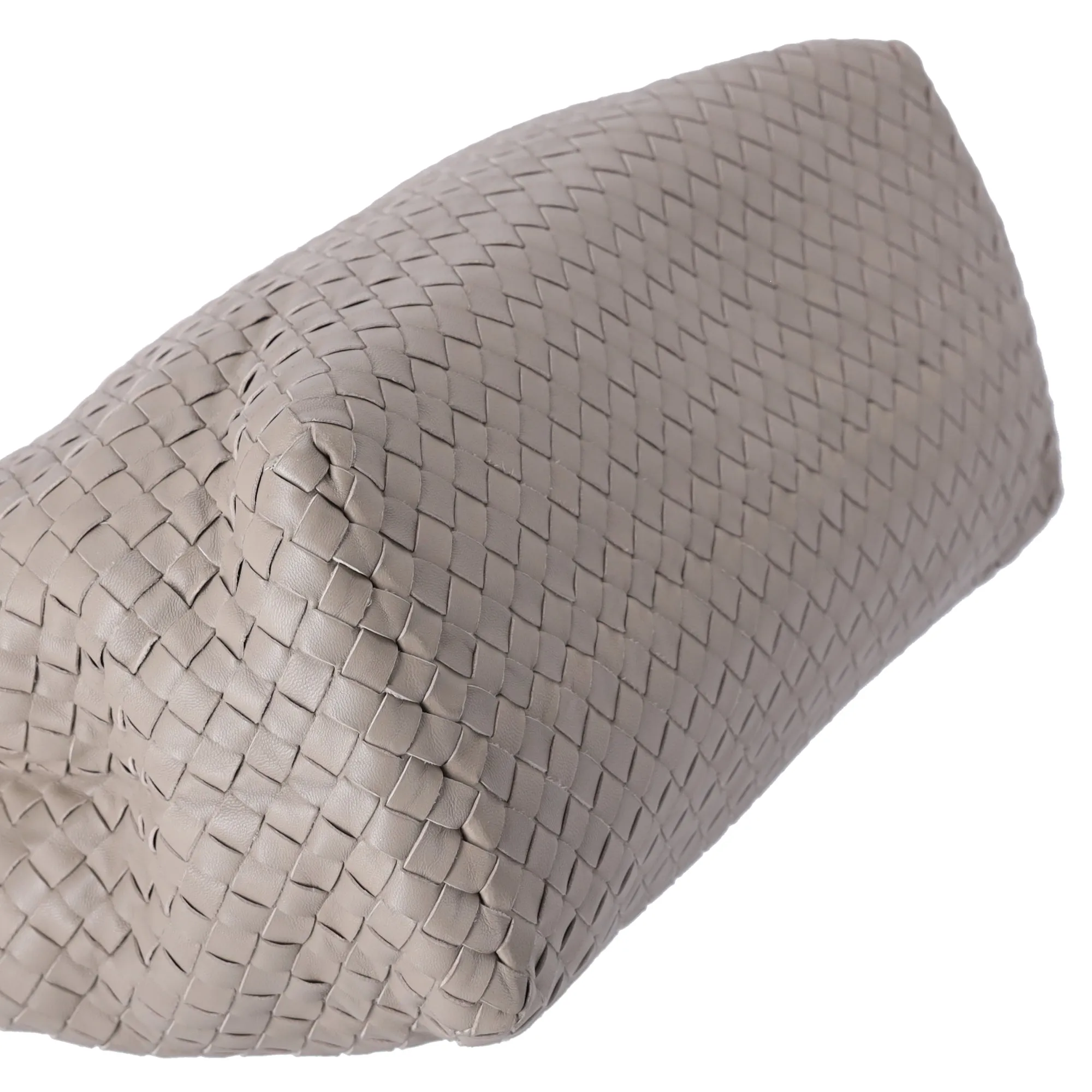 BOTTEGA VENETA Intrecciato Tote Bag Gray Leather sold by Gaby's Bags product image thumbnail 4