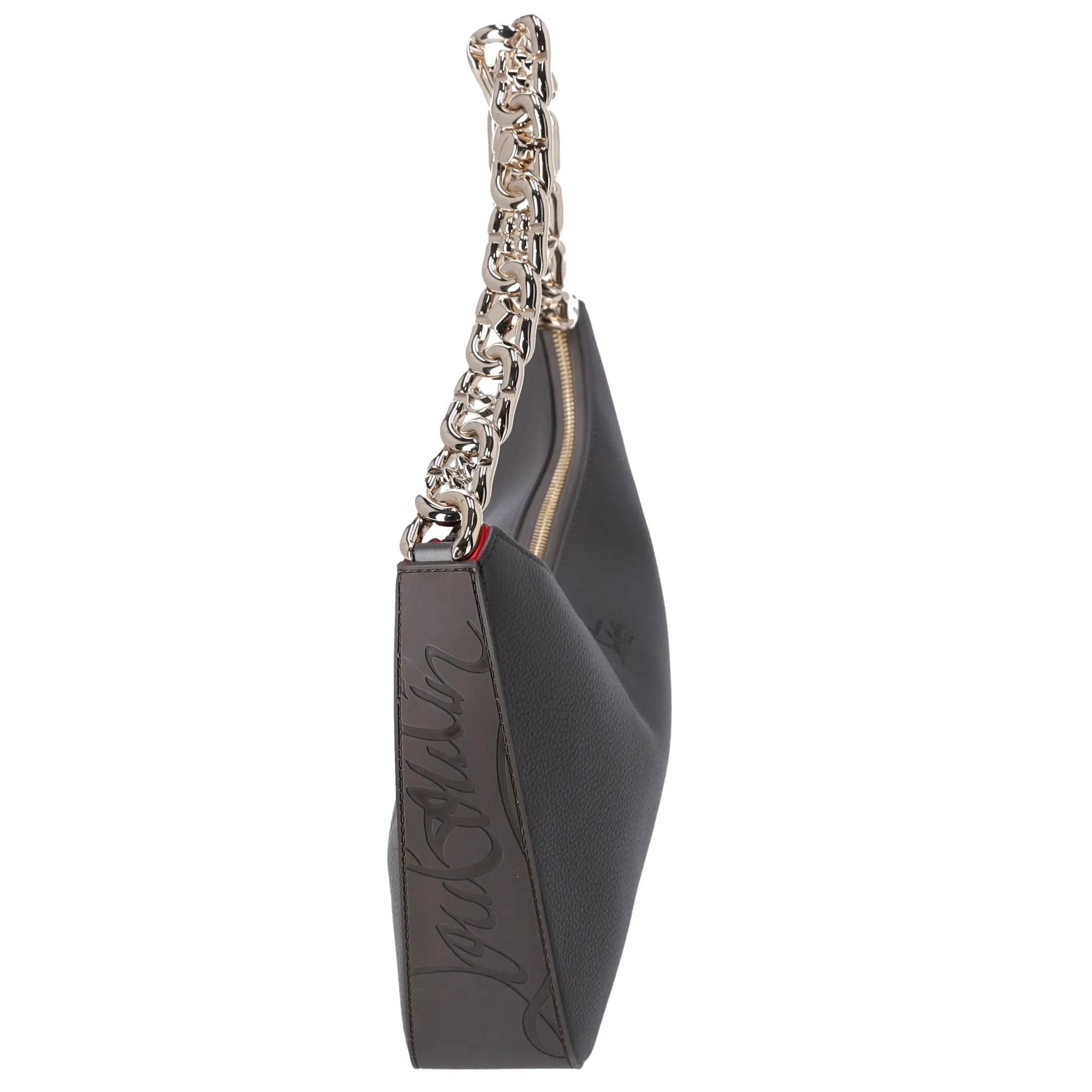 Christian Louboutin Rubira Shoulder Bag 1235097 Dark Gray Leather sold by Gaby's Bags product image thumbnail 4