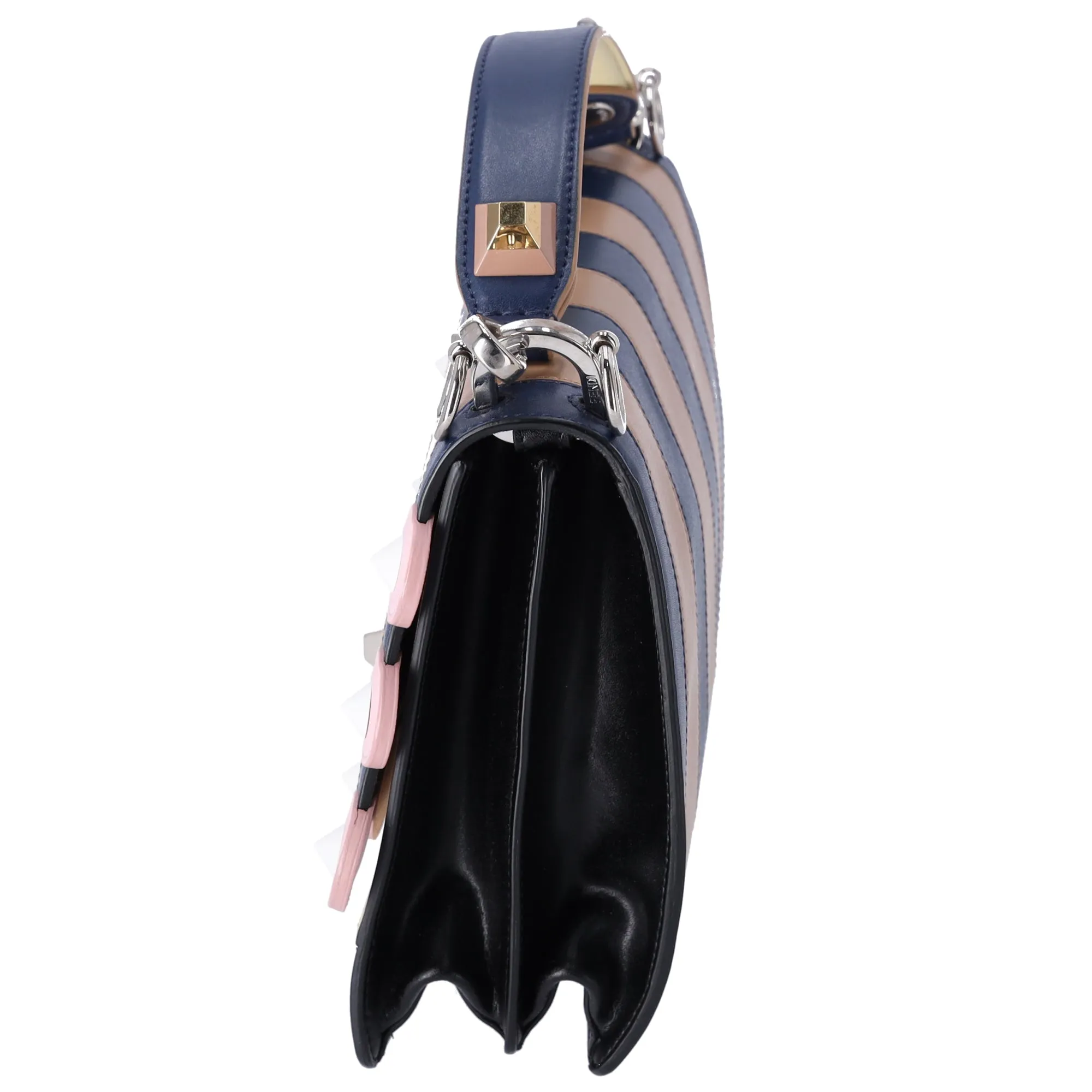FENDI KAN I Handbag 8BT283 Beige Navy Multi Leather sold by Gaby's Bags product image thumbnail 2
